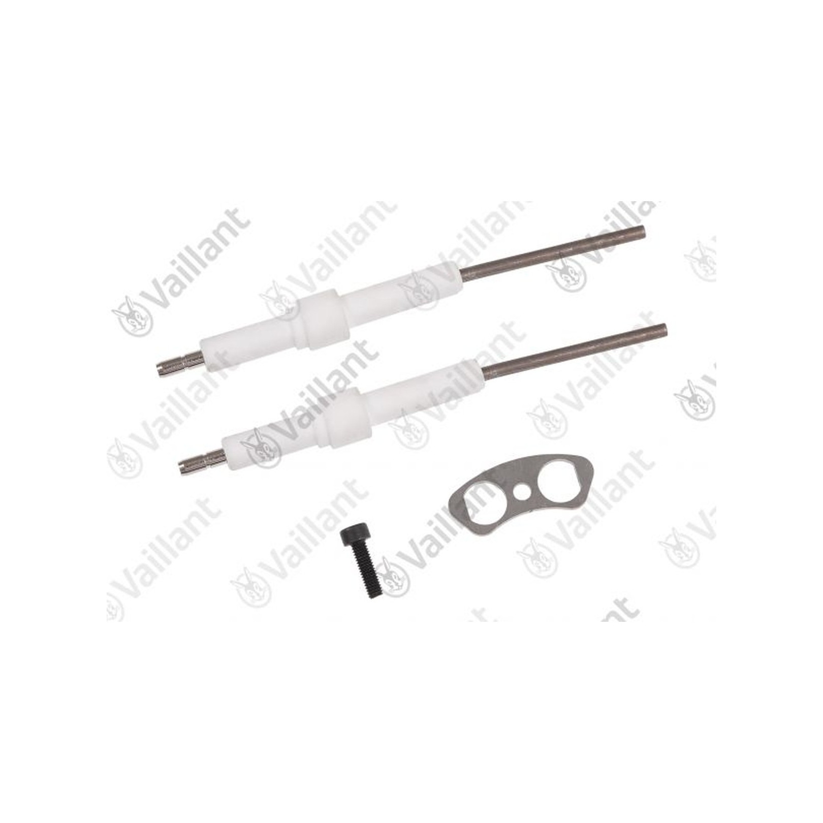 Vaillant Zündelektrode Satz 110 mm 9 mm Isolator 4 mm Anschluss 0020130799