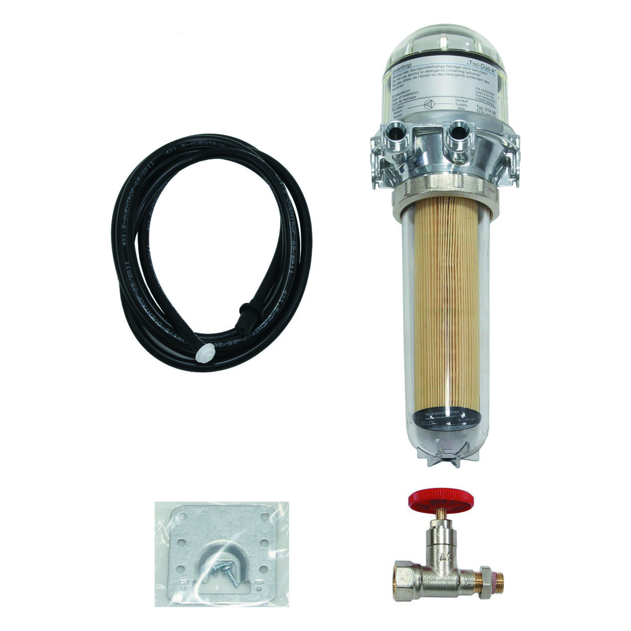 Vaillant Öl-Entlüfter automatisch integriert Filter MC18 Montageplatte Absperrventil 0020023134