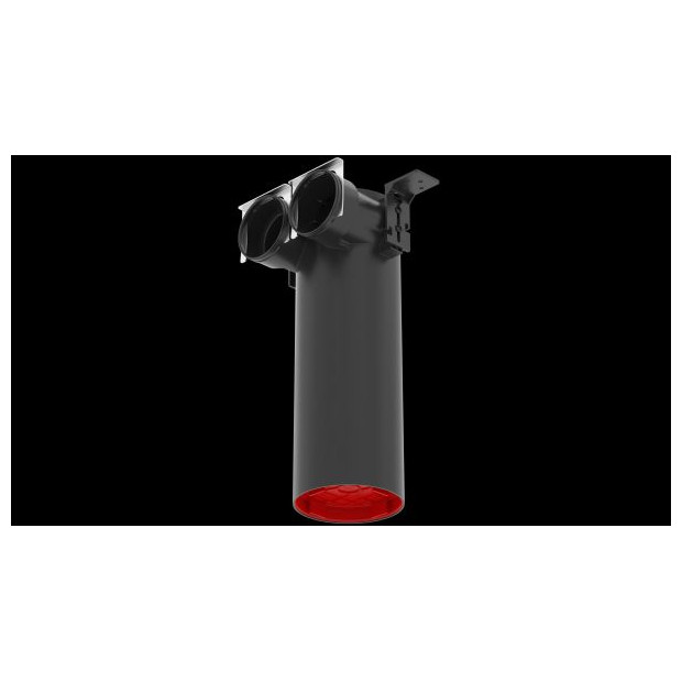 Zehnder Luftdurchlassgehäuse ComfoCase TVA/P 2xDN75 DN125 seitlich ABS 990326125