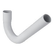 Geberit Spuelbogenverlaengerung 135Grad Steckmuffe weiss-alpin d44 PVC 118021111