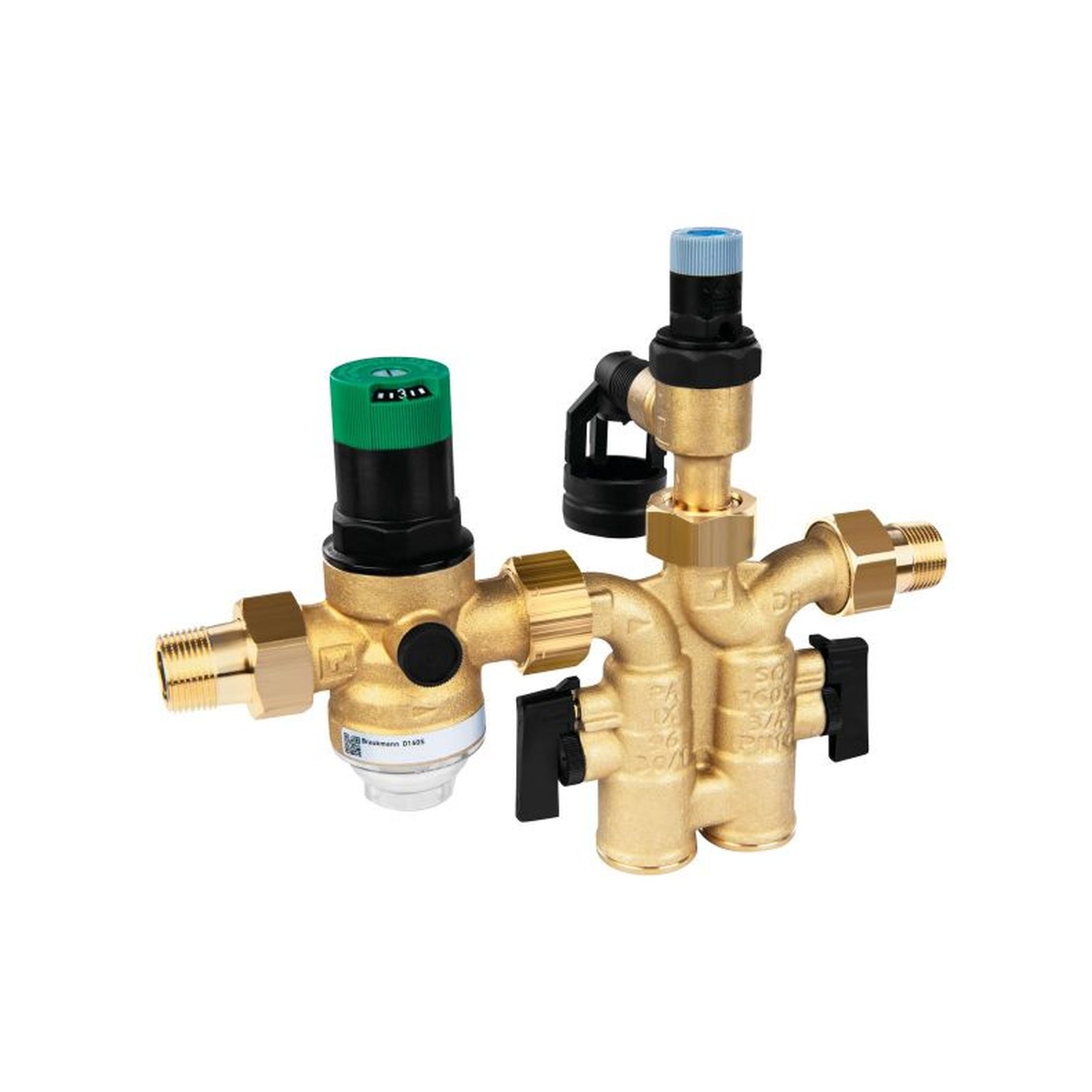 Buderus Kaltwassersicherheitsgruppe SGS 160D SG160SD-3/4AC 10 bar Druckminderer 6 bar 3/4 Zoll TÜV geprüft 4019837070816