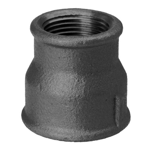 SCHMIDT HERMANN Temperguss-Absatzmuffe Nr.240 11-2x1-2 Zoll schwarz Form-Verbindungsstueck 14240025