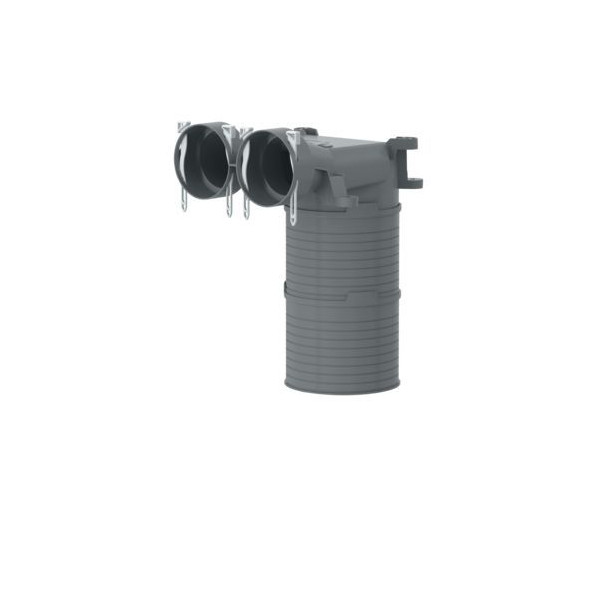 STIEBEL ELTRON Luftverteilsystem LVS WDA 125-2-75 Wand-Deckenauslass Kunststoff korrosionsbeständig 205367