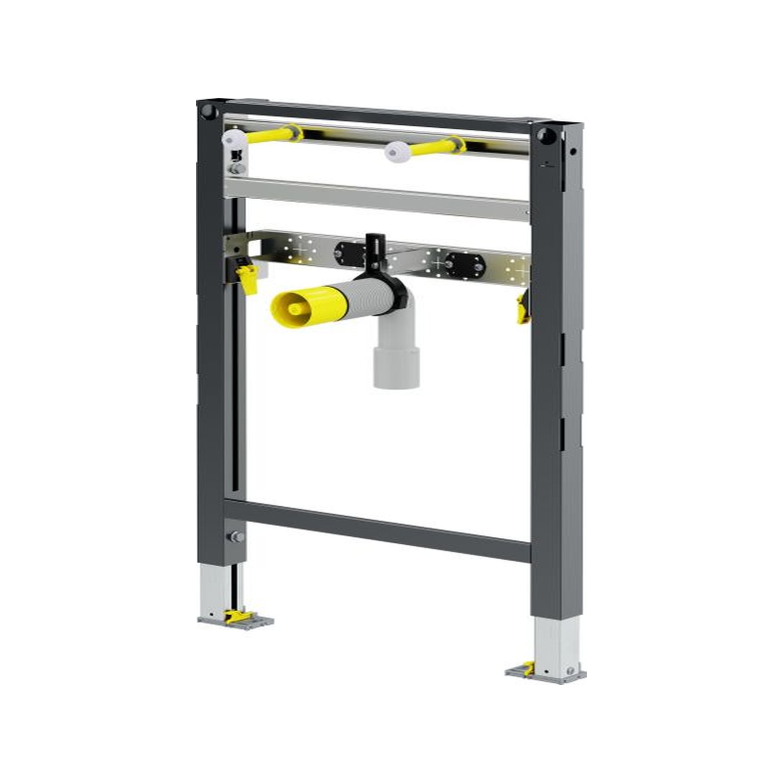 Viega Waschtisch-Element Prevista Dry 8535.31 820-980 mm höhenverstellbar Schnellspanner Ablaufbogen 776190