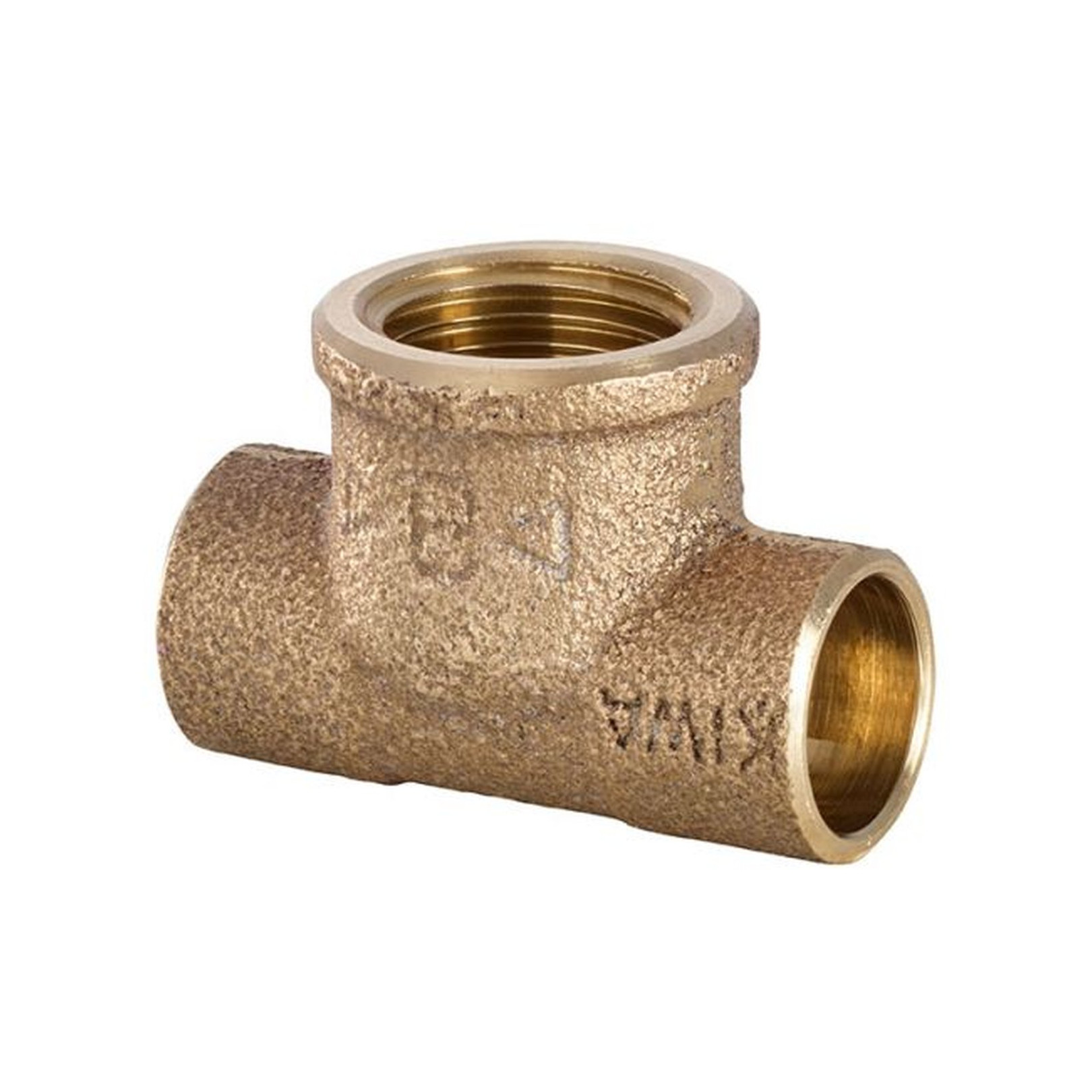 IBP T-Stück Serie4000 4130G 28x1-Zollx28 IG Rotguss Innenlötende Innengewinde 4130G028008028
