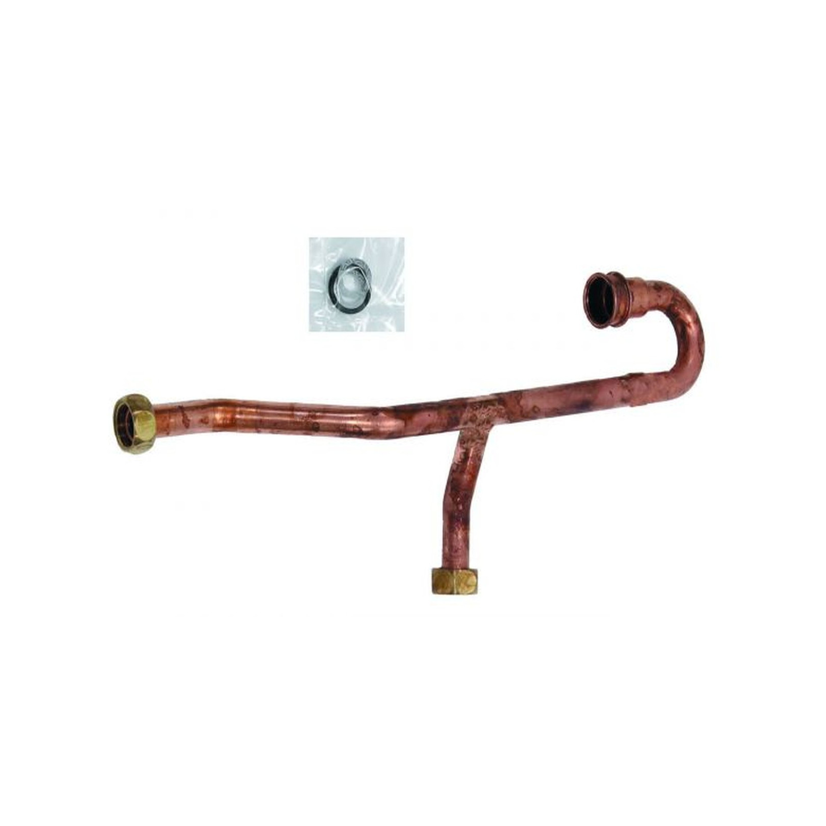 Vaillant Zirkulationszubehör VCI ohne Pumpe CU Rohr 15 mm Steck Schraubanschluss G 1/2 ecoTEC plus 0020057235