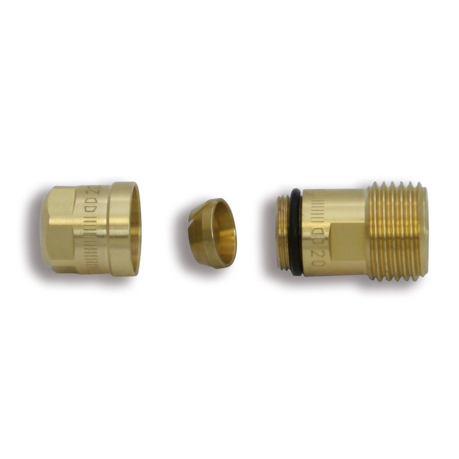 Roth Übergangsnippel CC Compact 11mm Messing 1-2 AG Klemmverschraubung 1135003447