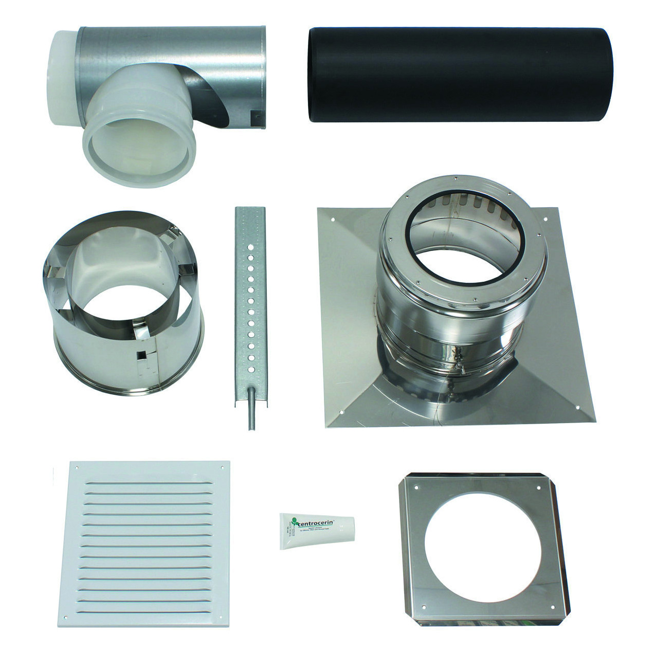 Vaillant Anschlussset Basis DN 200 PP Abgas Schacht 80x60x47 cm 12.5 kg 0020095534