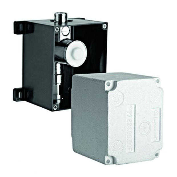 Schell UP-Urinal-Druckspüler COMPACT II Vorabsperrung 1-2-Zoll AG DN15 Kunststoff Messing 011930099