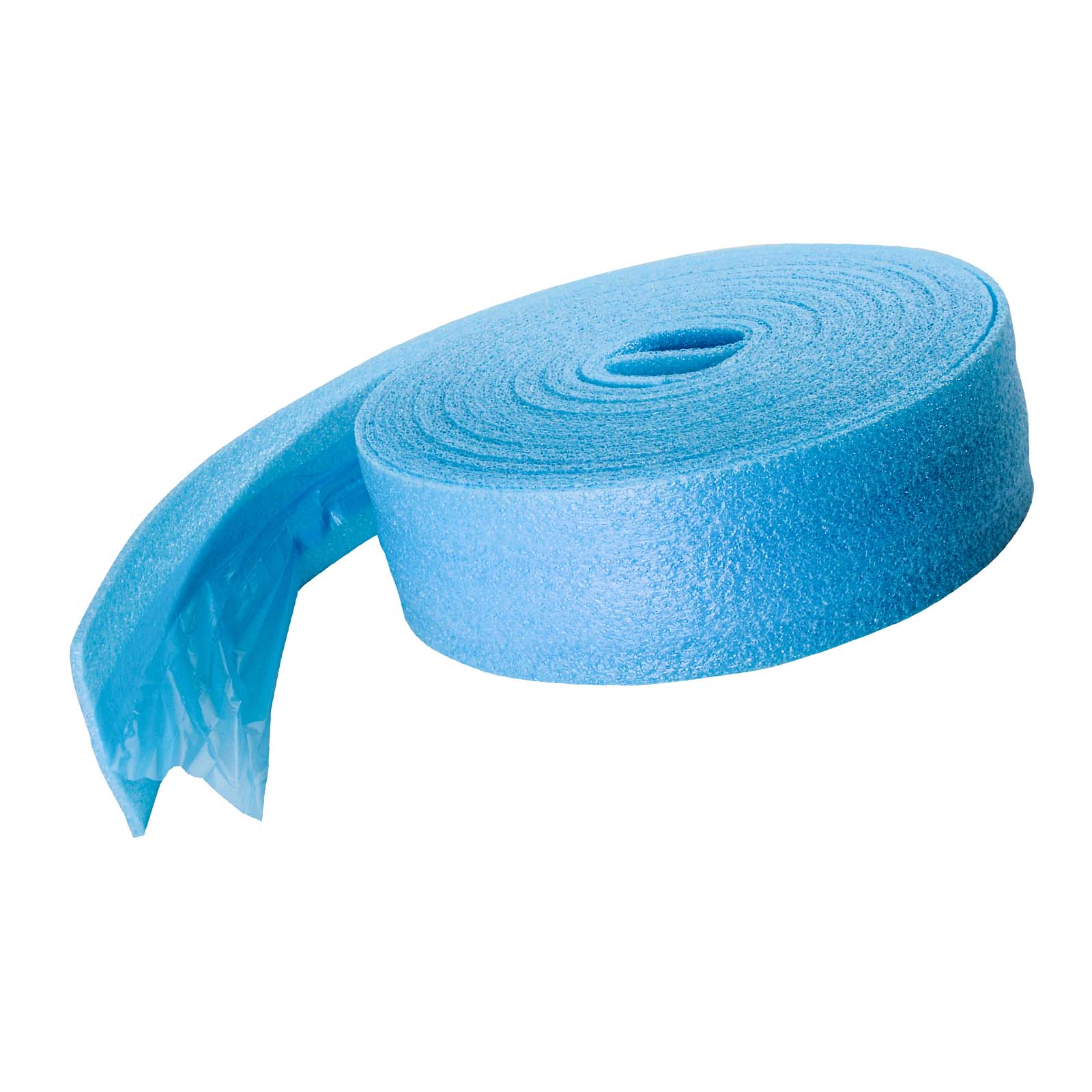 Randdämmstreifen 100x8 mm 50 m mit Lasche selbstklebend blau