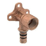 Geberit Anschlusswinkel Mepla 90 Grad D20 Rp1/2 Rotguss O-Ring 52 mm 602293005