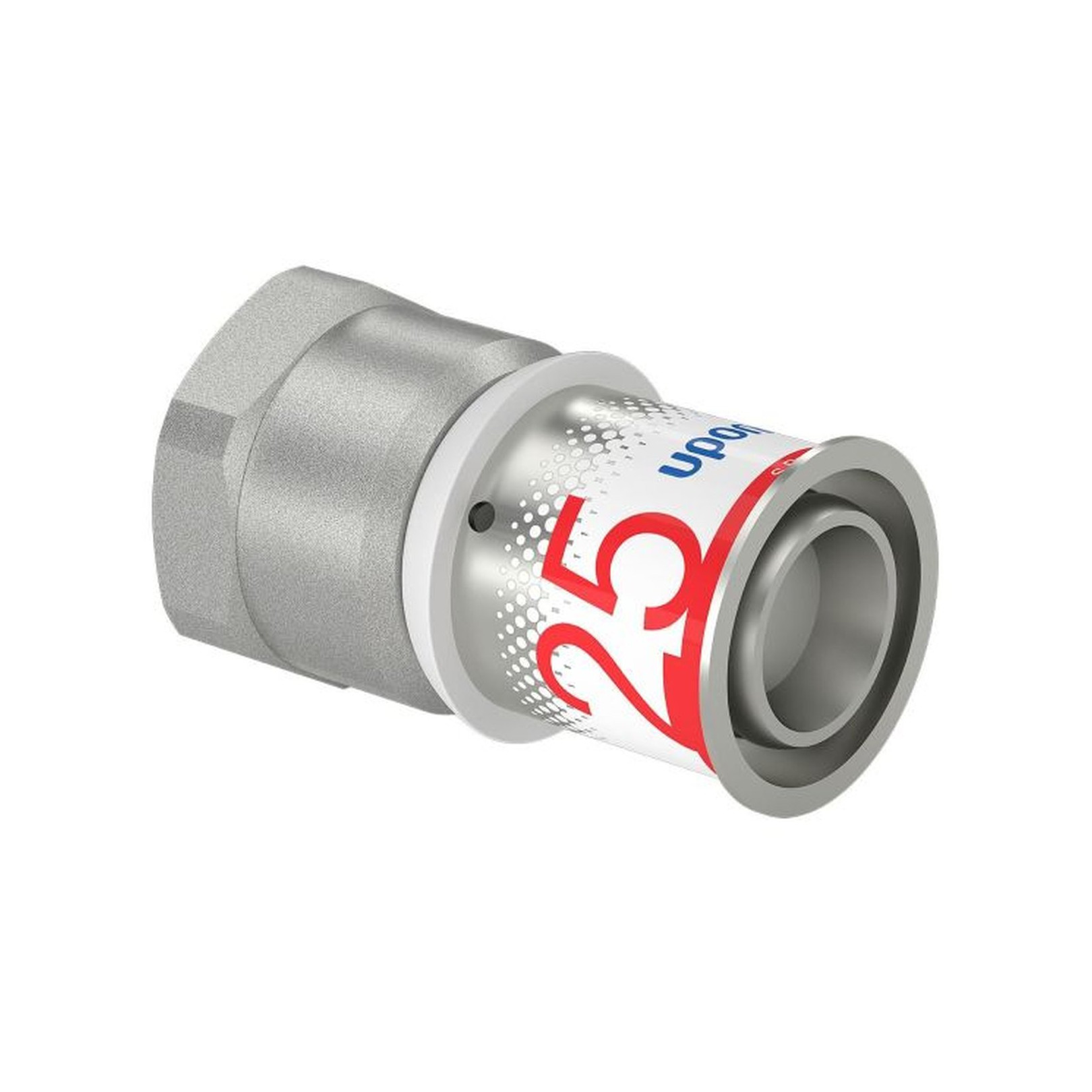Uponor S-Press PLUS Übergangsmuffe 25mm DN20 3/4 IG Edelstahlpresshülse DVGW 1070519