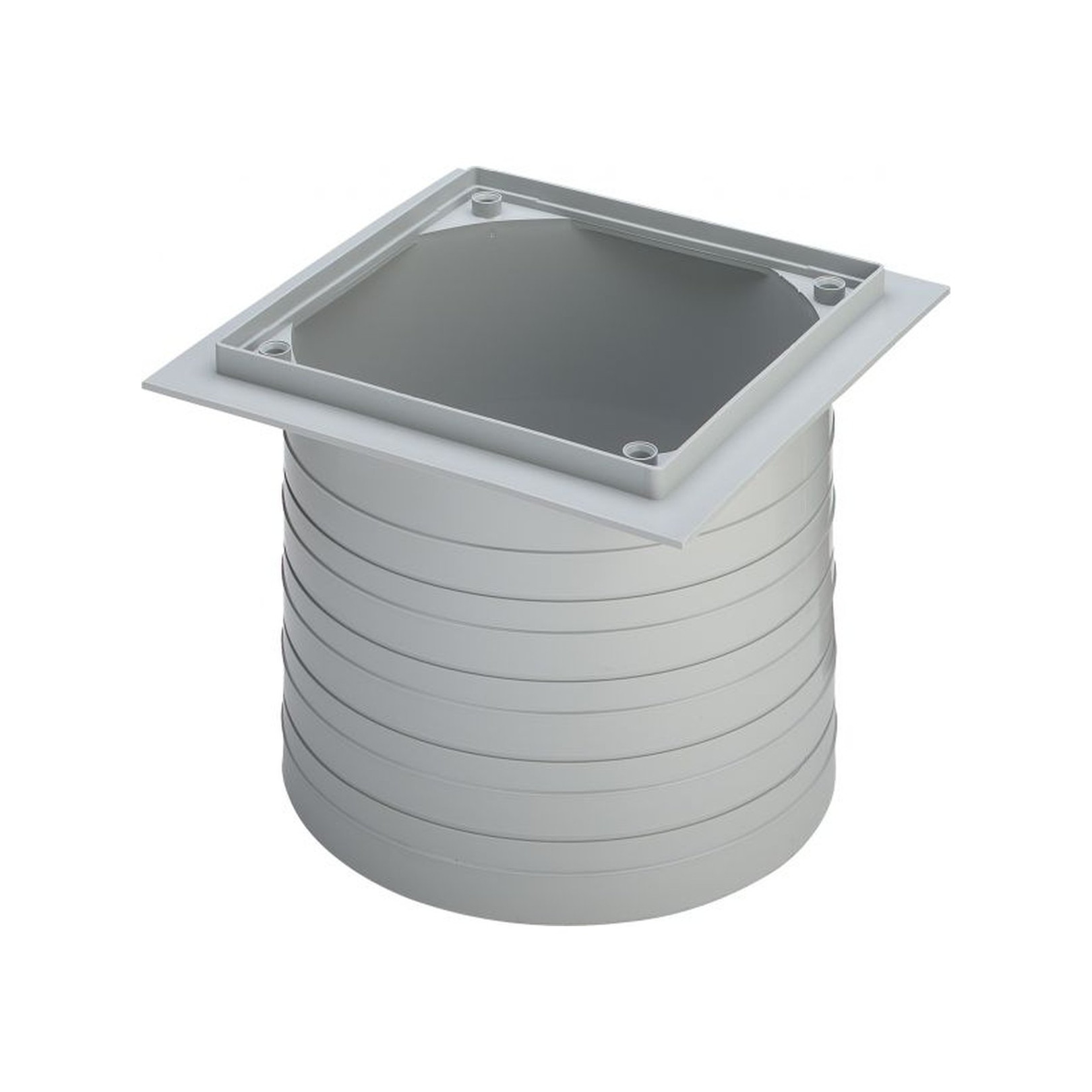 Viega Höhenausgleichsstück Optifix 3 15 cm Kellerablauf Typ 5 Modell 4989 Kunststoff grau 469979