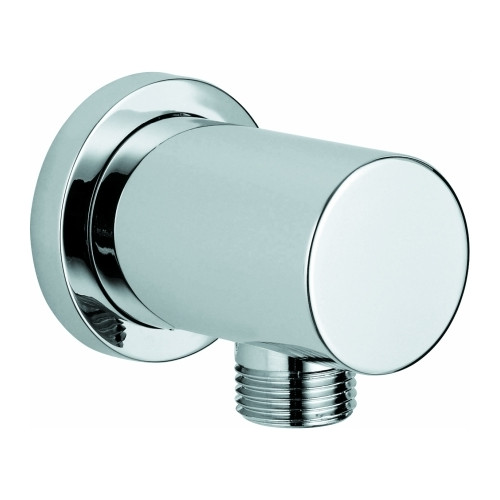 Grohe Wandanschlussbogen Rainshower 27057 DN15 Außengewinde 1/2 Zoll Chrom Rund Rosette Hersteller-Artikelnummer 27057000