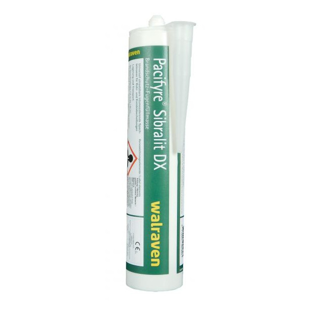 Walraven Brandschutz Fugenfüllmasse Pacifyre Sibralit DX Kartusche 310ml rauchgasdicht 2181470