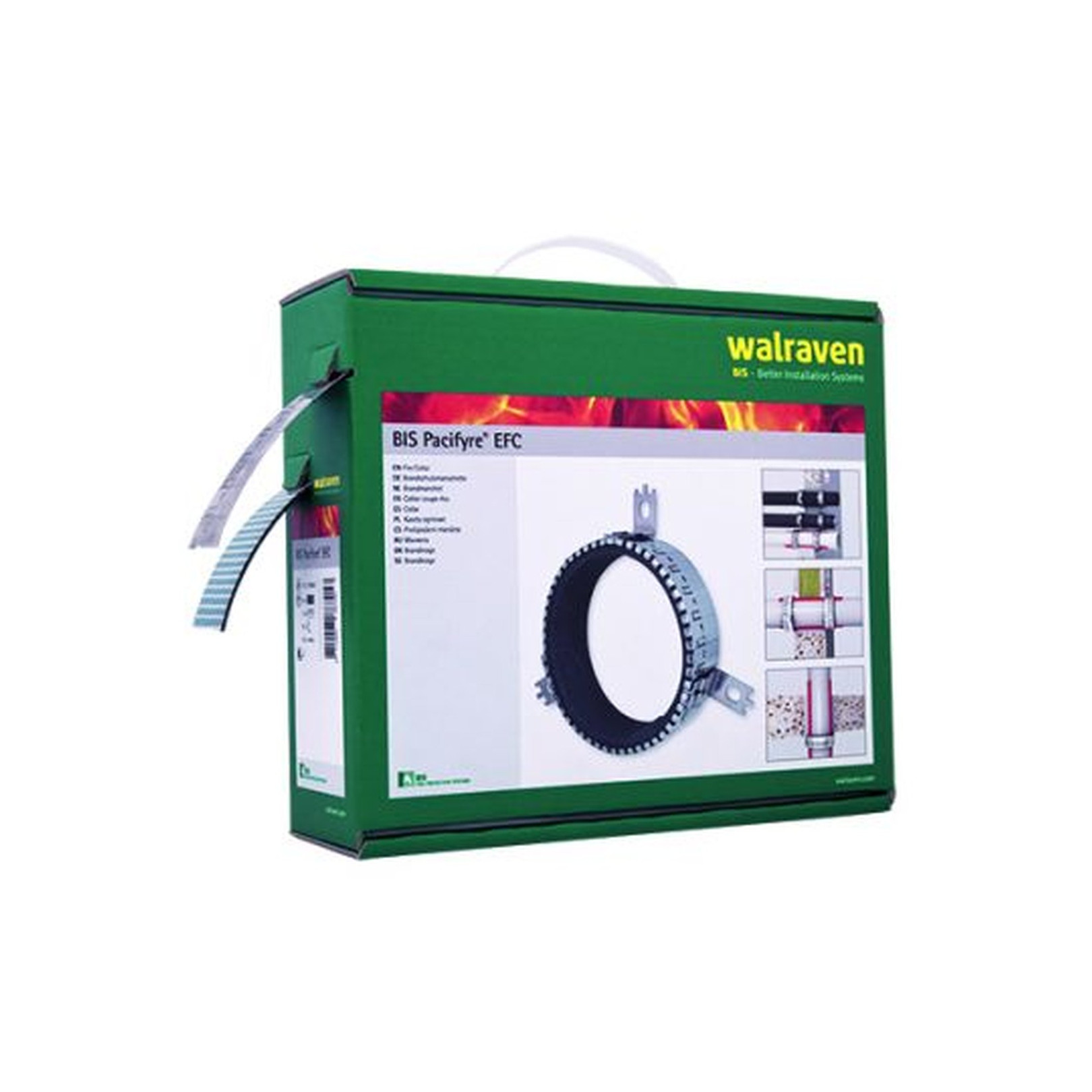 Walraven Brandschutzmanschette Pacifyre EFC U/U Spenderbox 10m R120 2132100700