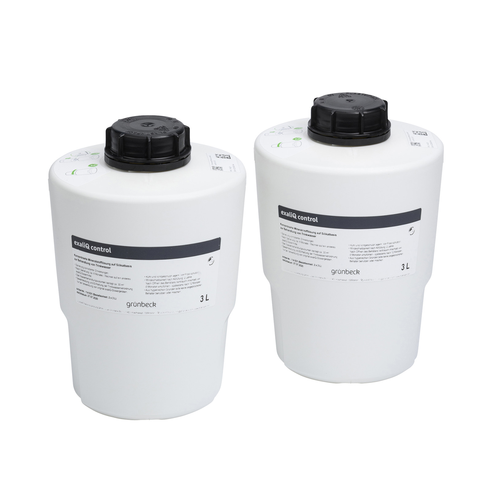 Grünbeck Mineralstofflösung exaliQ control 3 Liter Zinkleitungs-Sanierung 114031