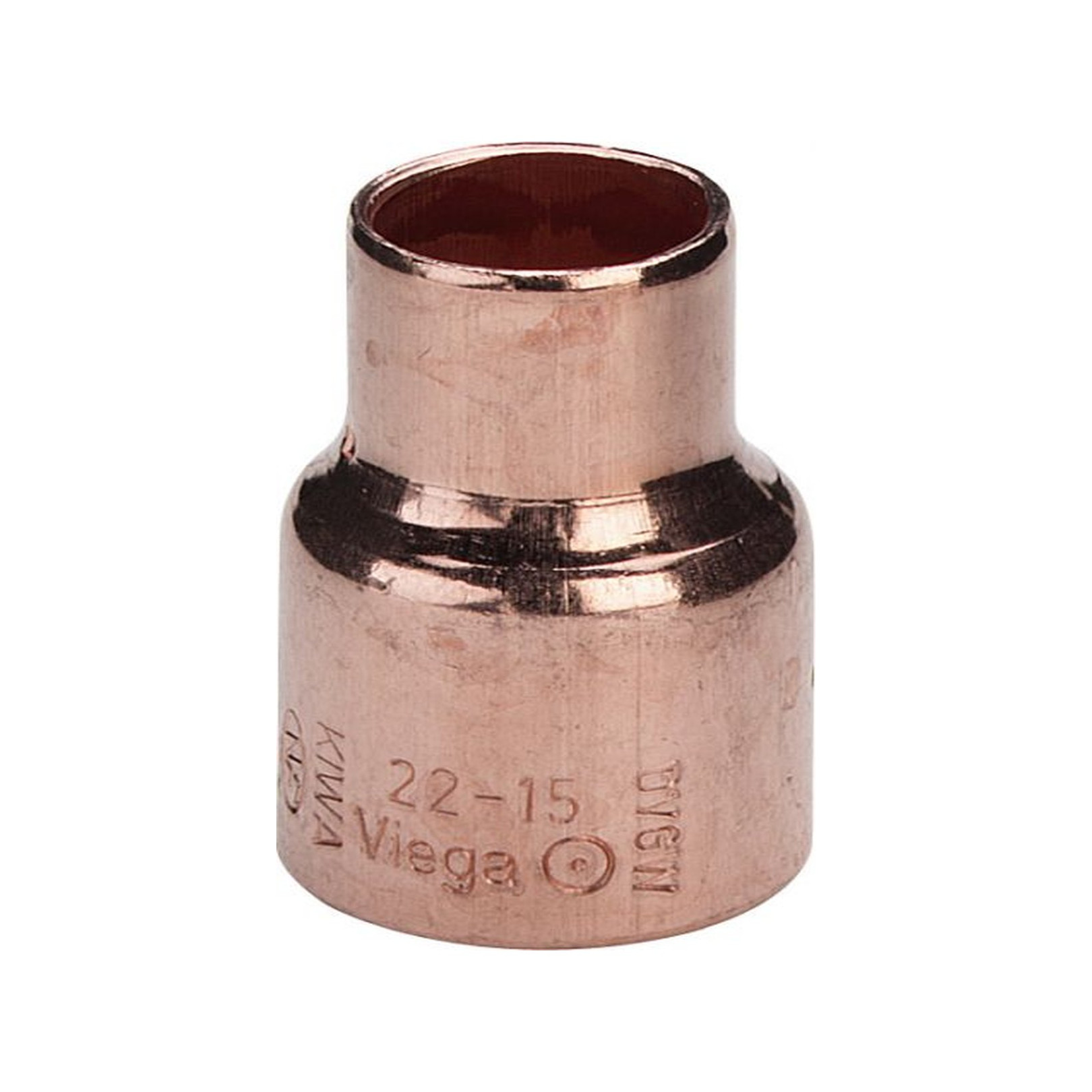 Viega Kupfer-Muffe 95240 reduziert 18x12mm Lötanschluss 106874