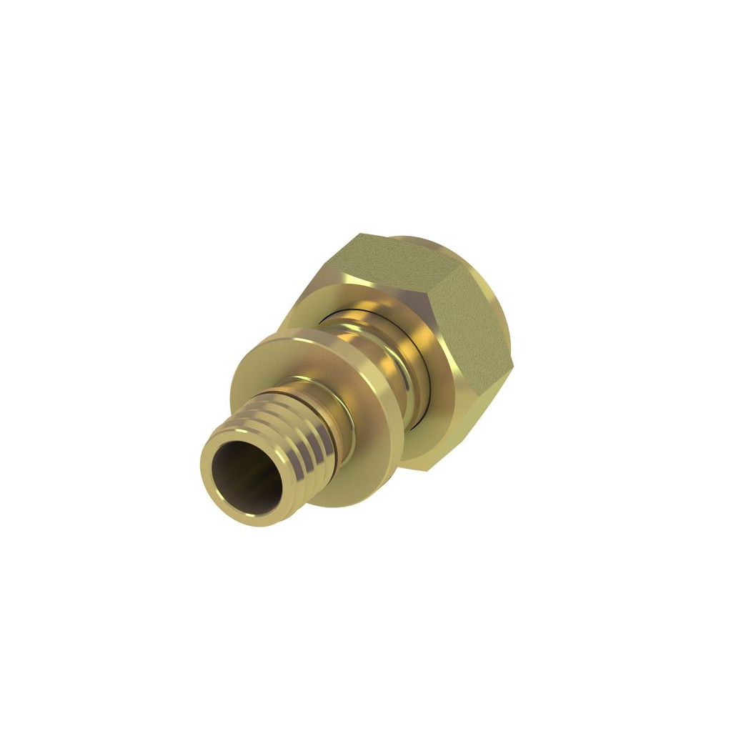 TECE Verschraubung TECEflex 25x1 Zoll Siliziumbronze flachdichtend 717605