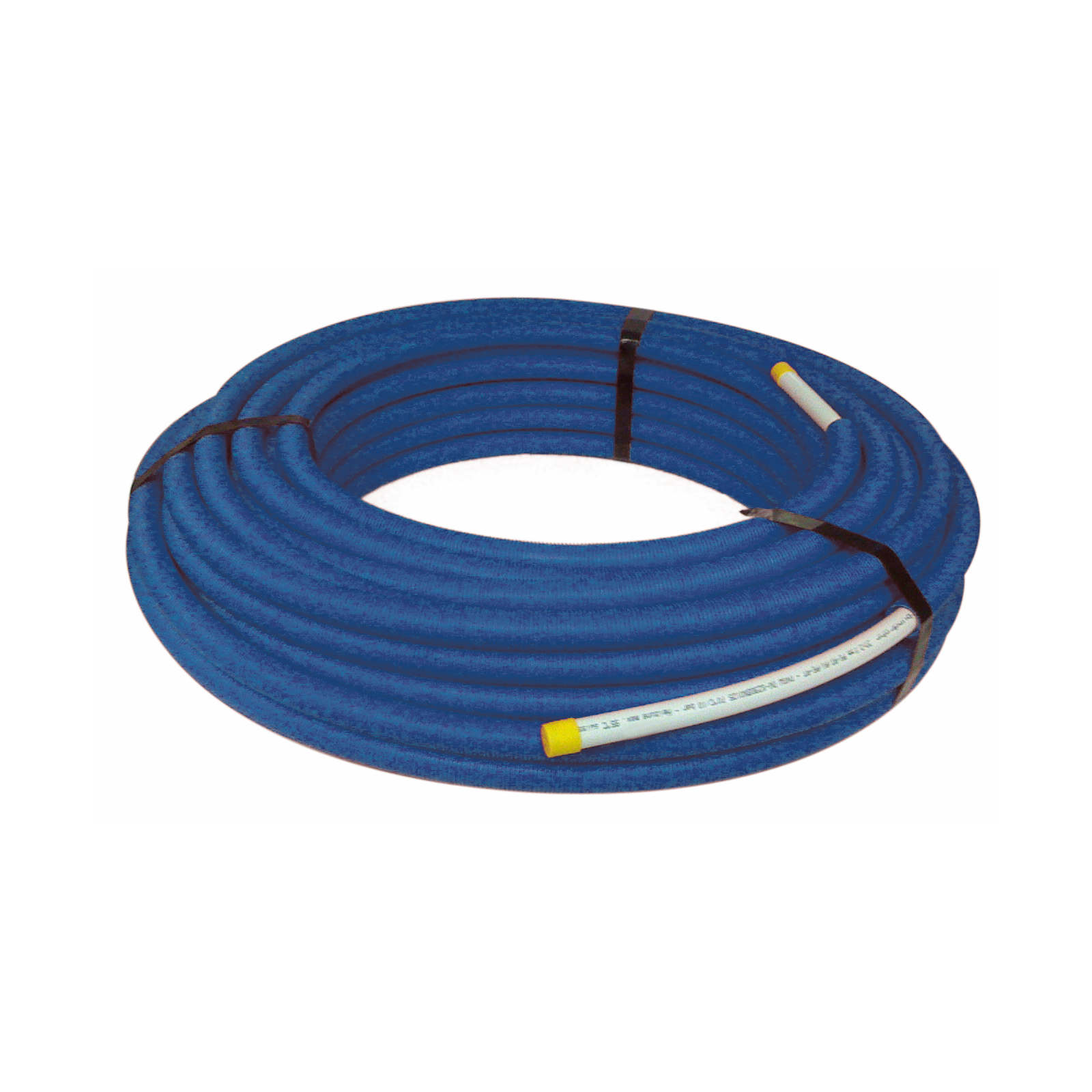 Aluverbundrohr 26x3 mm isoliert 6 mm blau 50 m Rolle