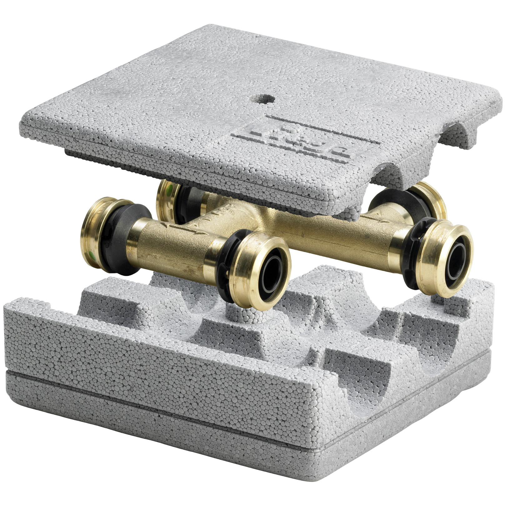 Viega Pressfitting Raxofix 5349 Kreuzungs-T-Stück Dämmbox SC-Contur 20mm 647964