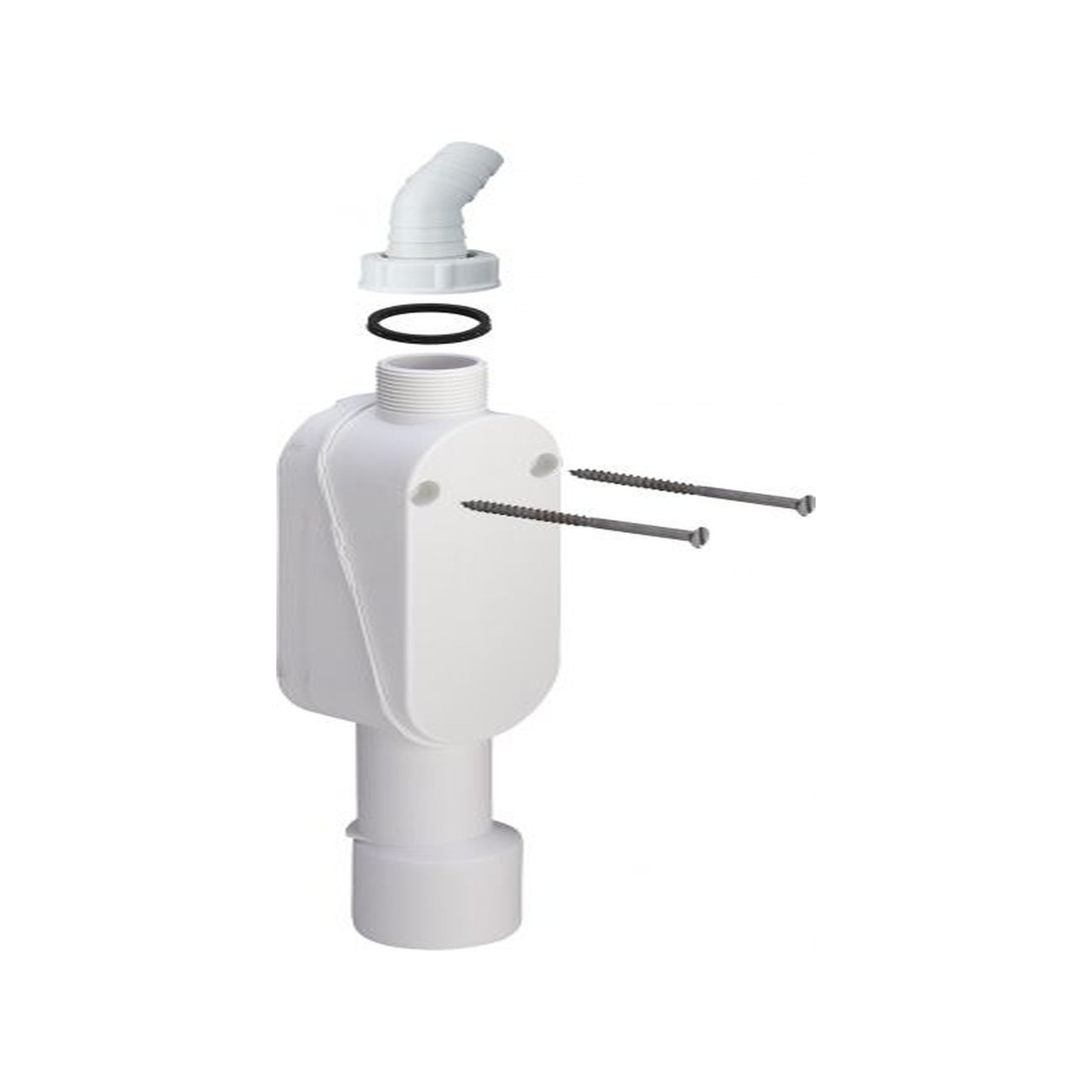 Viega Geruchverschluss 5636.1 364687 40mm Wandmontage senkrechter Abgang Kunststoff