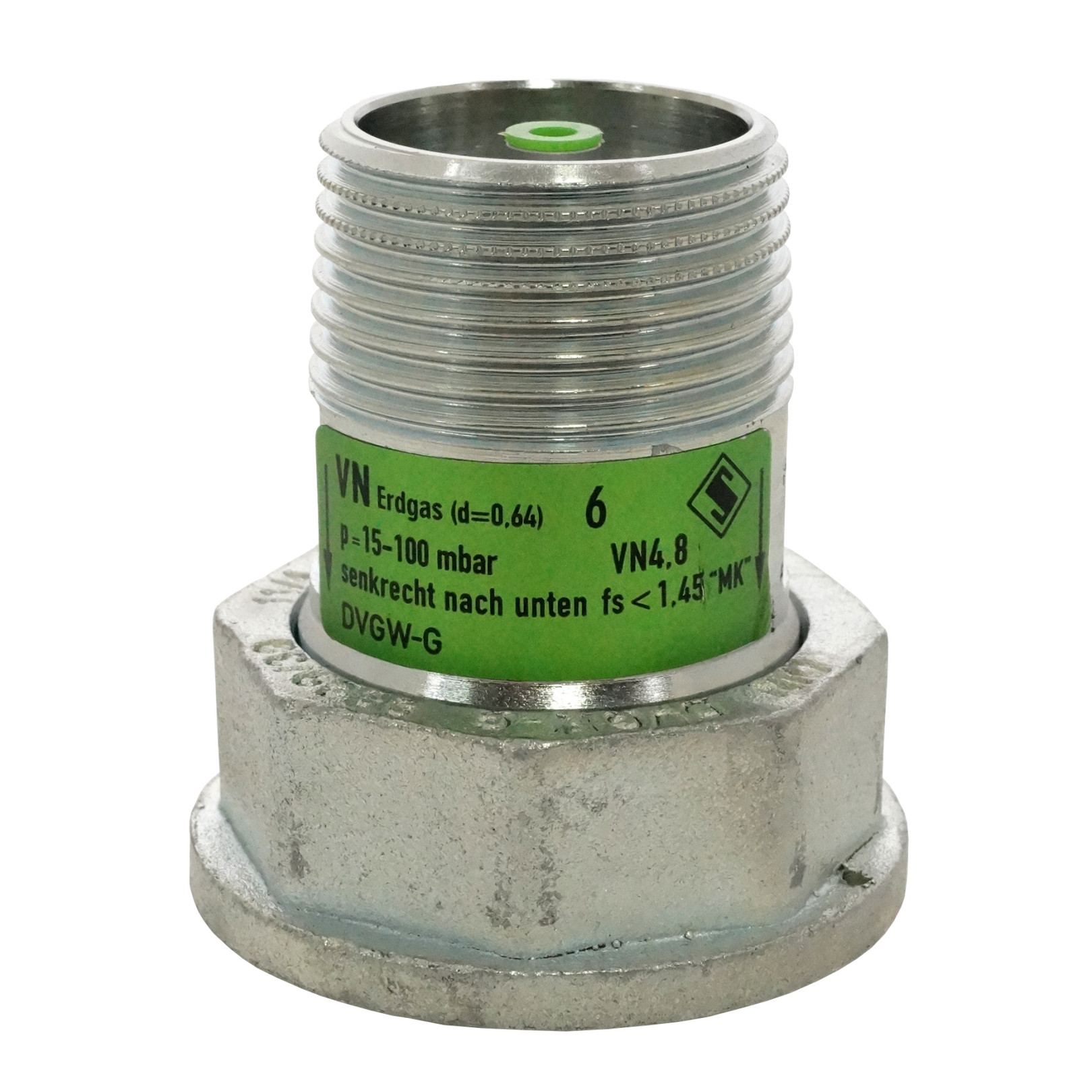 Aalberts Gaszählerverschraubung 549560 DN25 6cbm-h Gasströmungswächter Typ K 0211285