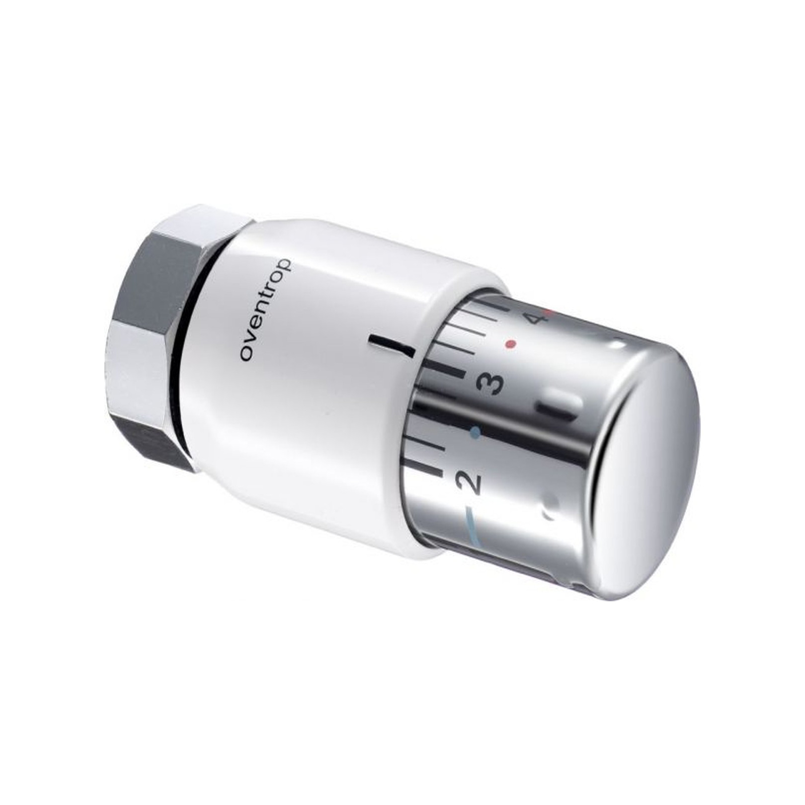 Oventrop Thermostat Uni SH M30x1,5 7-28°C Nullstellung Flüssigfühler weiß verchromt 1012065