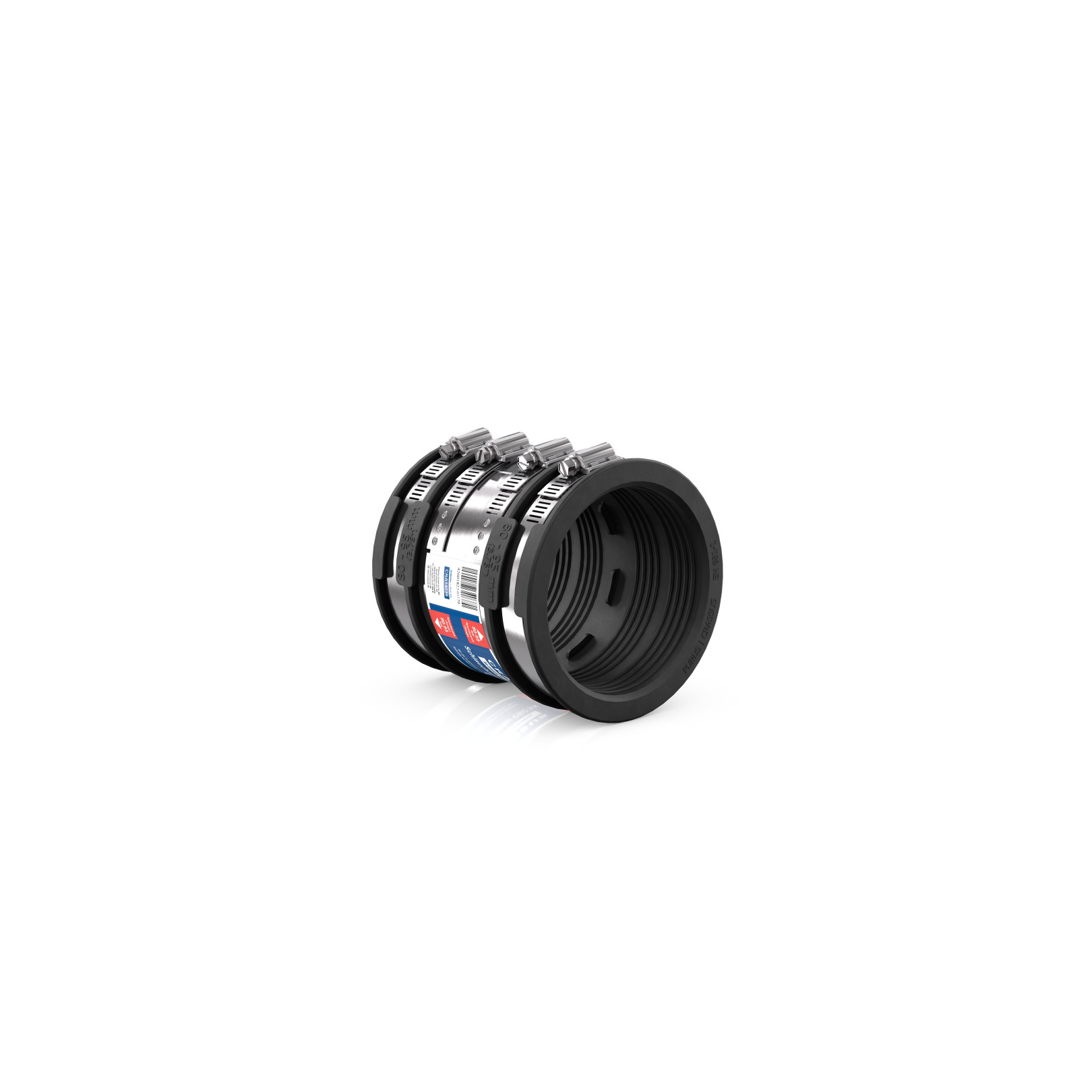 Crassus Schlauchadapter Typ 2B CSC095 80-95mm EPDM V2A bis 2,5bar CRA14036