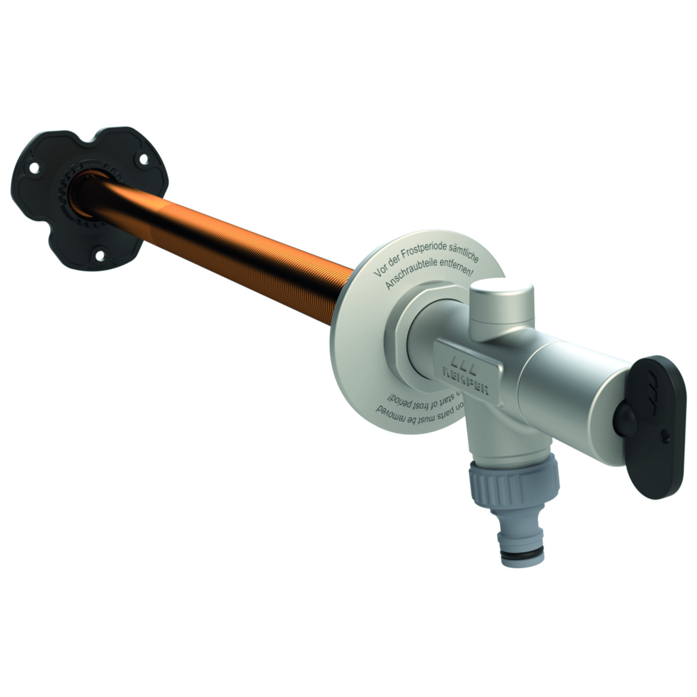 Kemper Frostsichere Aussenarmatur FROSTI Bausatz Steckschlüssel DN20 150-415mm PN16 5780302000