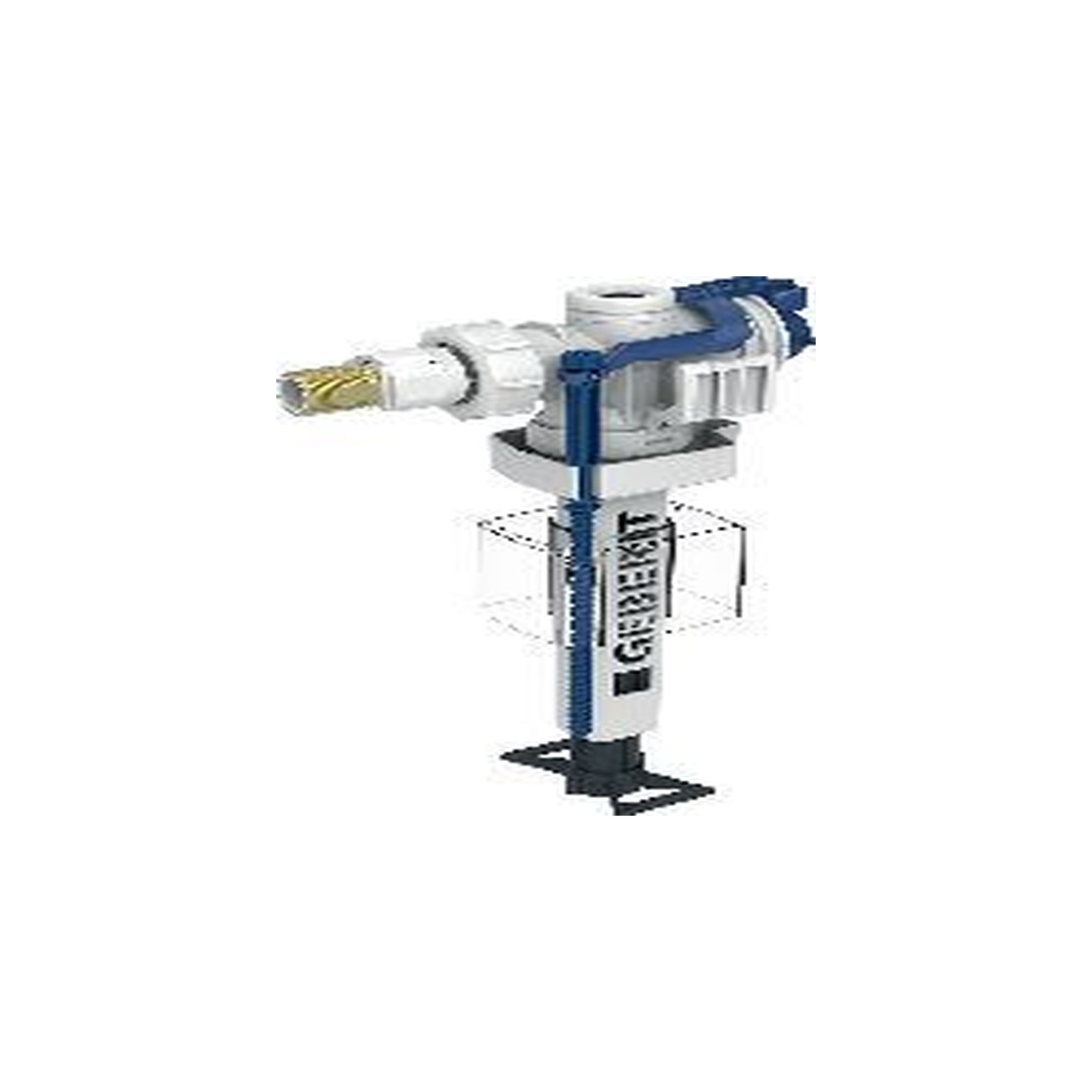 Geberit Füllventil Typ 383 WA seitlich 3-8 Zoll Messingnippel AP-SPK 240700005