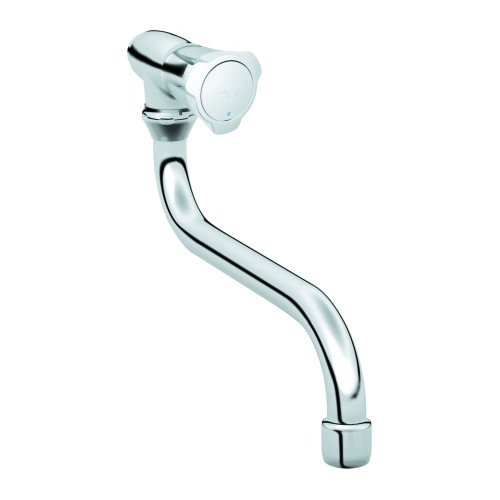Grohe Auslaufventil Costa DN15 Wandmontage Chrom Schwenkauslauf Metallgriff 30484001