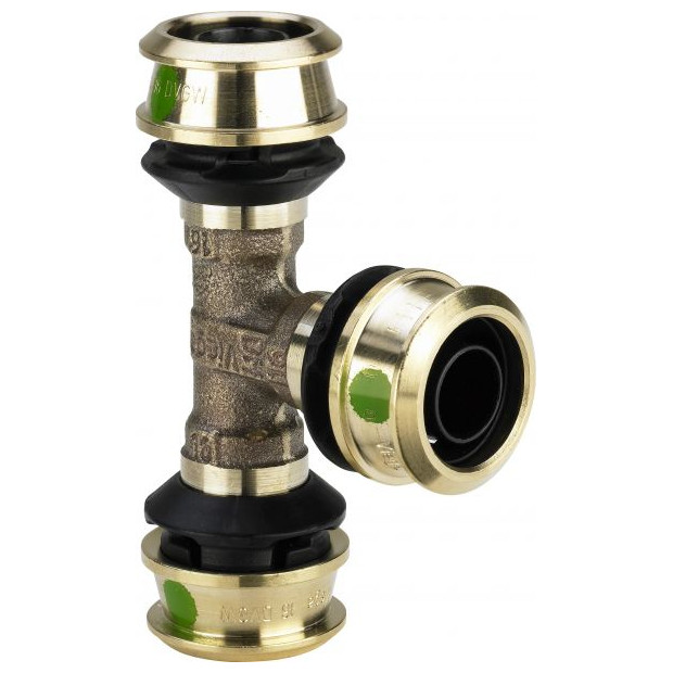 Viega T-Stück Raxofix 5318 63mm Kunststoff Pressfitting SC-Contur 647575
