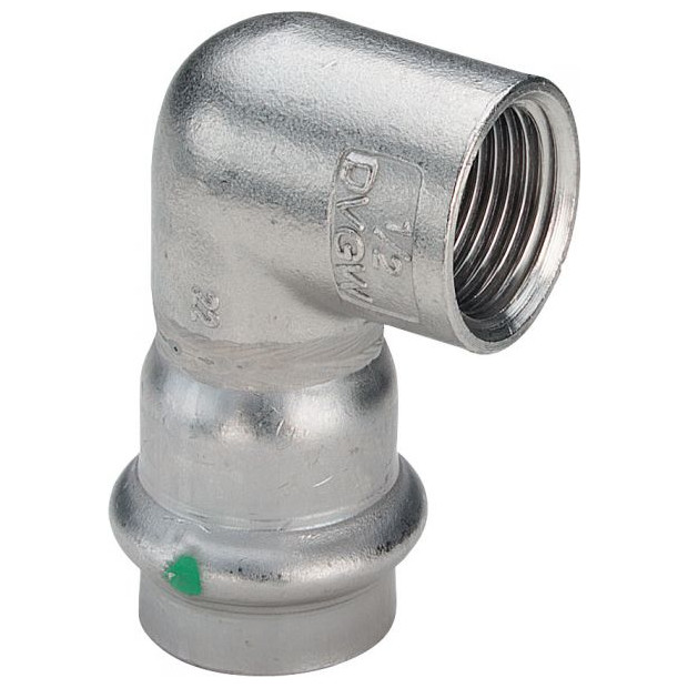 Viega Pressfitting Winkel Sanpress Inox 2314.2 90Grad 42x11-2 IG Edelstahl EPDM 437060