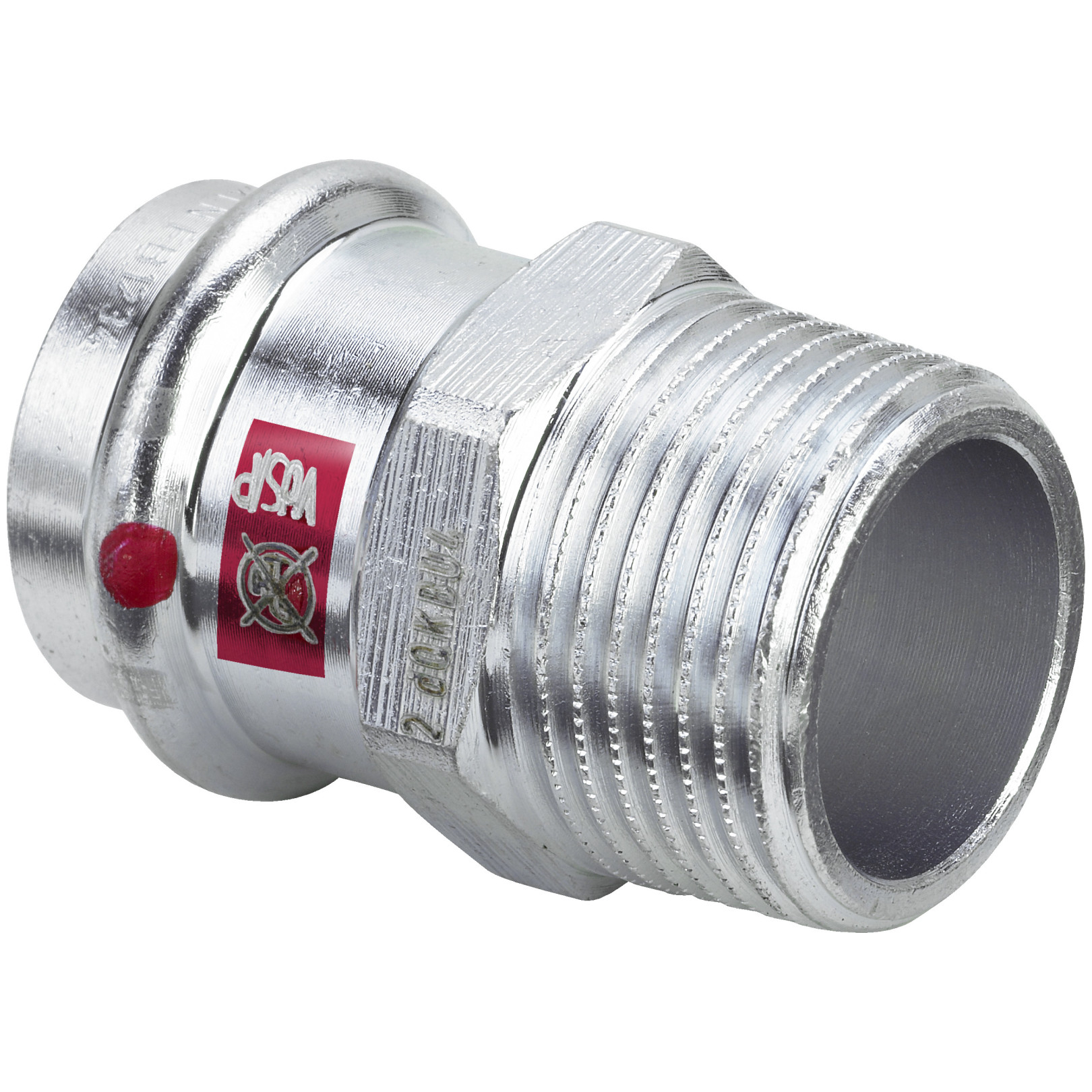 Viega ÜbergangsStück Prestabo 704810 42 mm R 1 1/4 Stahl unlegiert SC-Contur Mehrkant 704810