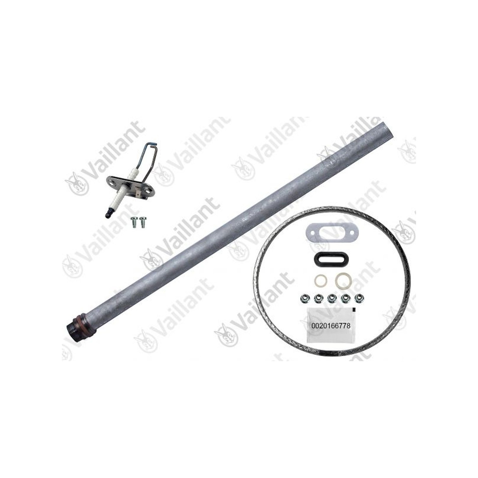 Vaillant Wartungsset VSC R1 Modelle Anode Zündelektrode Brennerdichtung 0010027638