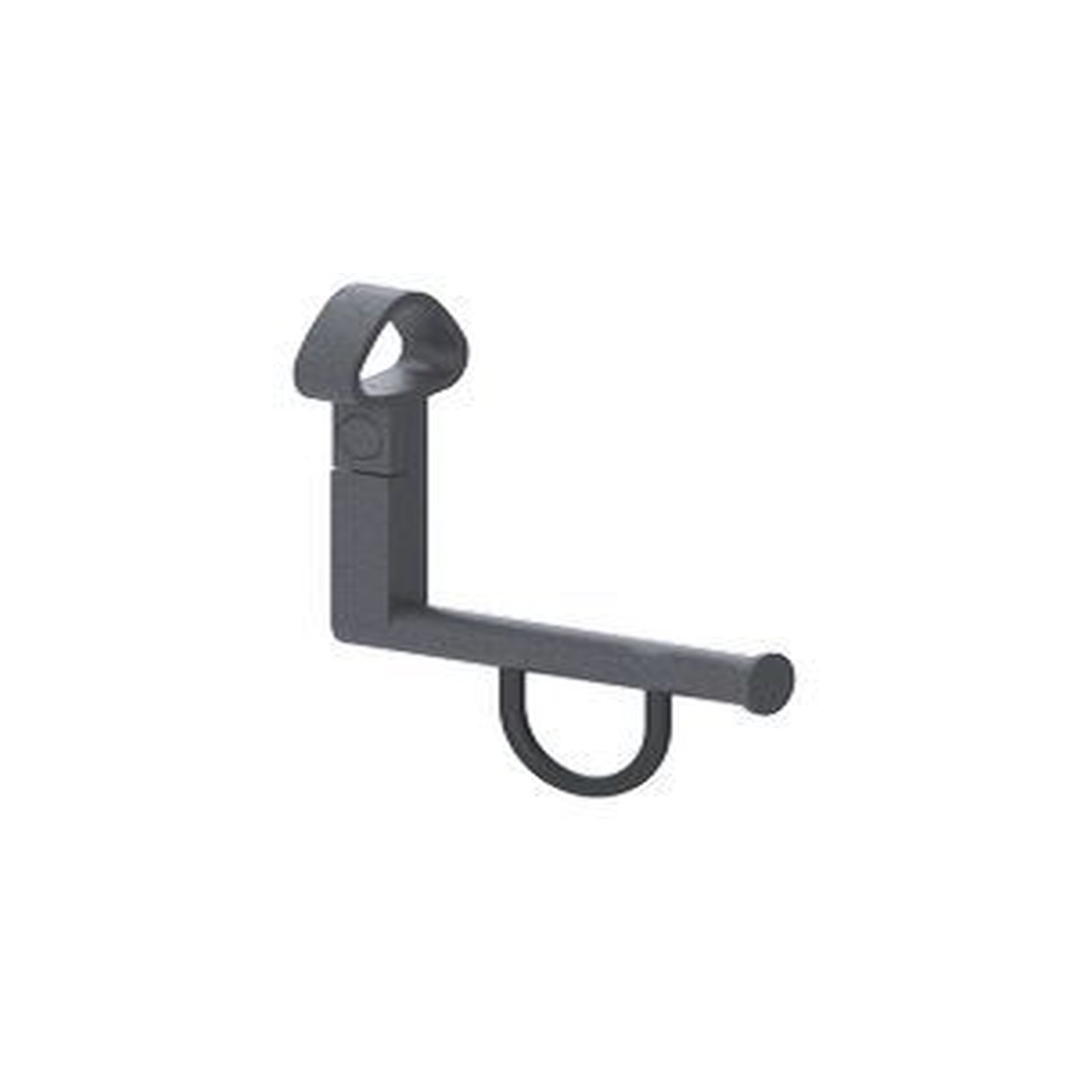 NORMBAU Papierrollenhalter Cavere Aluminium Anthrazit-Metallic Abrollbremse verdeckte Verschraubung 7449110095