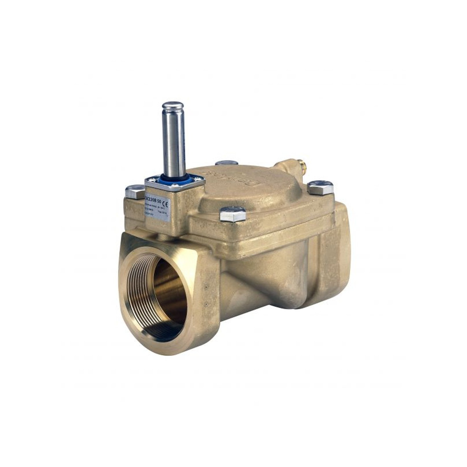 Danfoss Magnetventil EVSI 50 R 2 Zoll DN 50 servogesteuert NC Messing EPDM 40 m3/h 032U7150