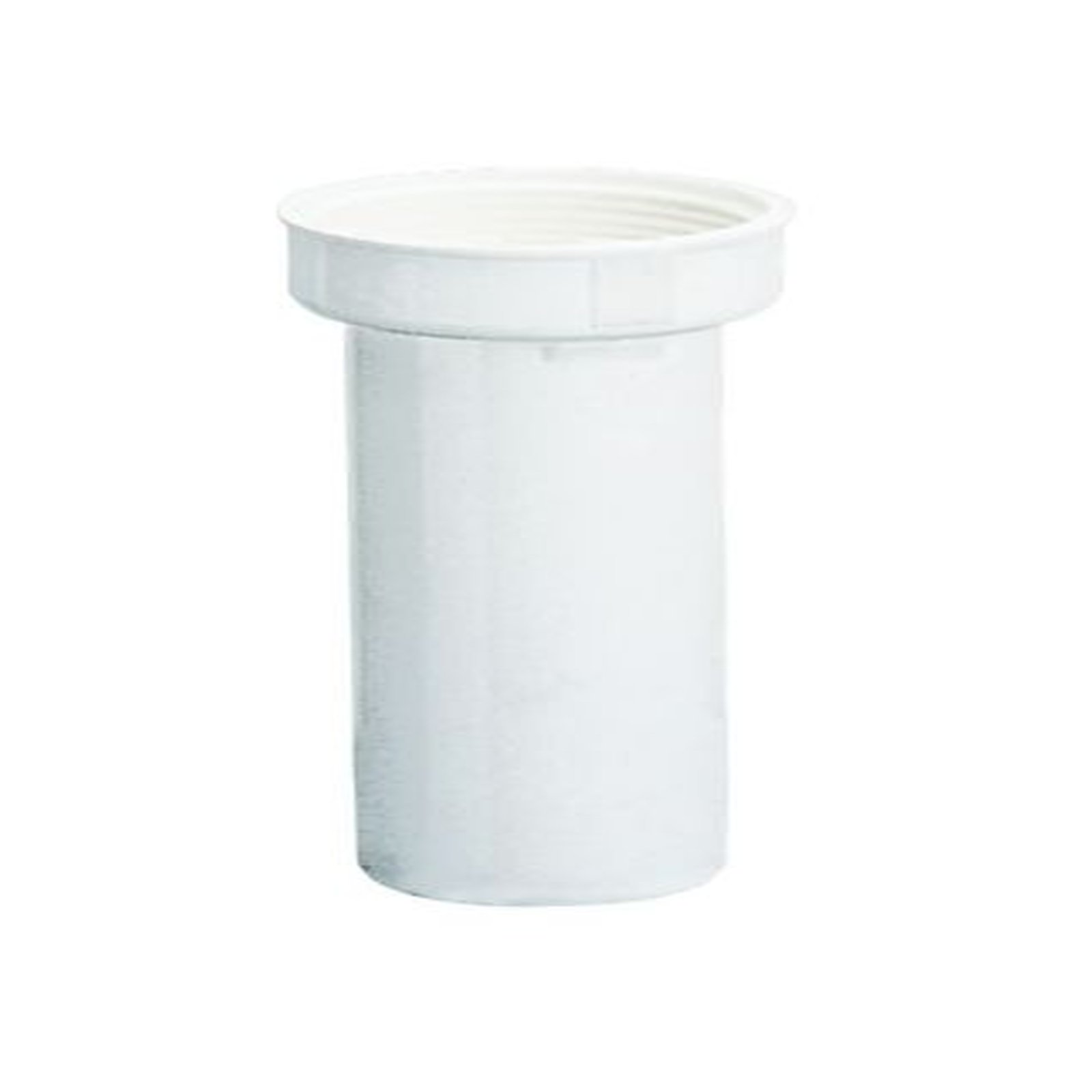 Dallmer Tauchrohr 010/0 1 1/2 Zoll DN 50x140 mm Polypropylen Überwurfmutter Flachdichtung 060228