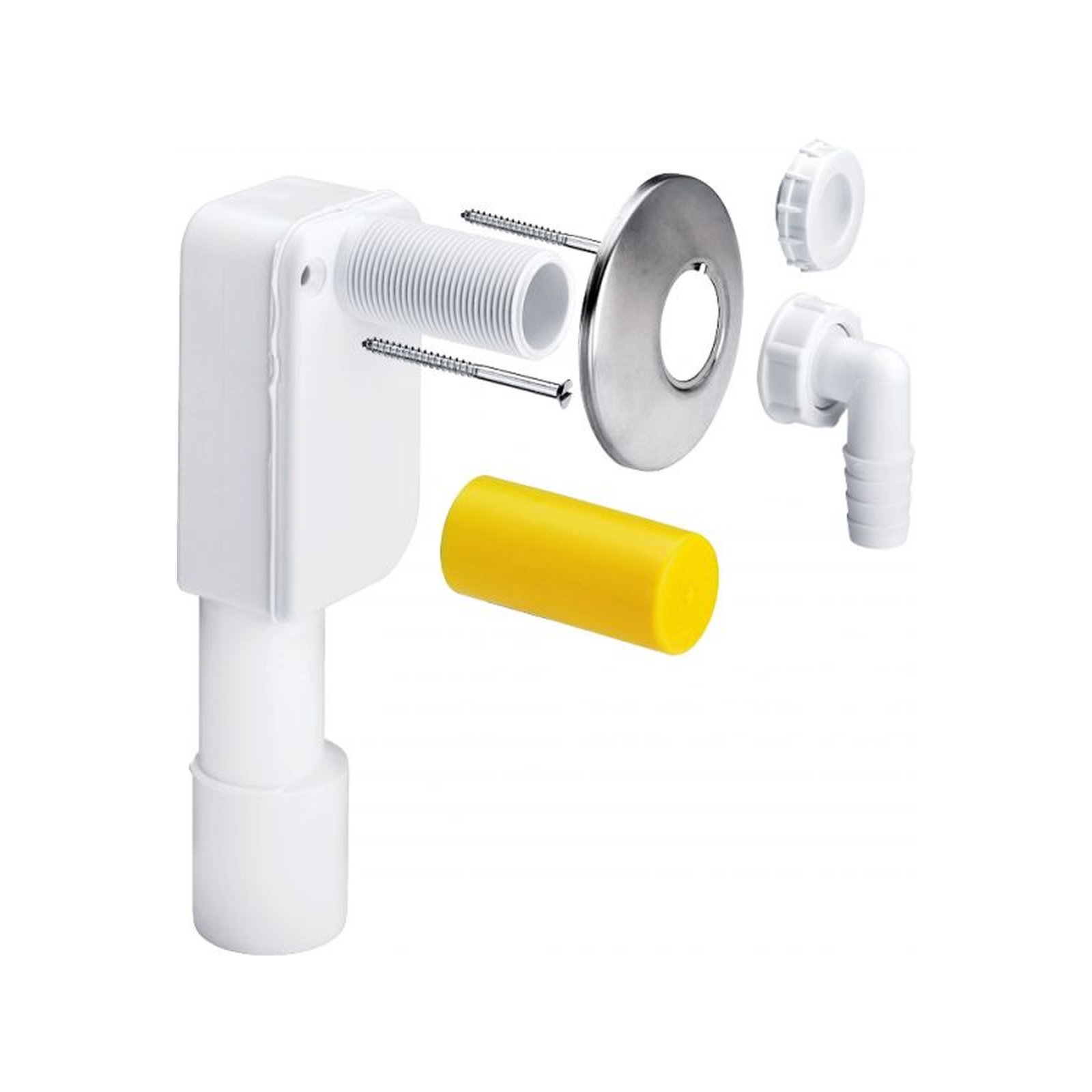 Viega Geruchverschluss 5635.7 40/50mm Wandeinbau Kunststoff Edelstahlrosette 452452