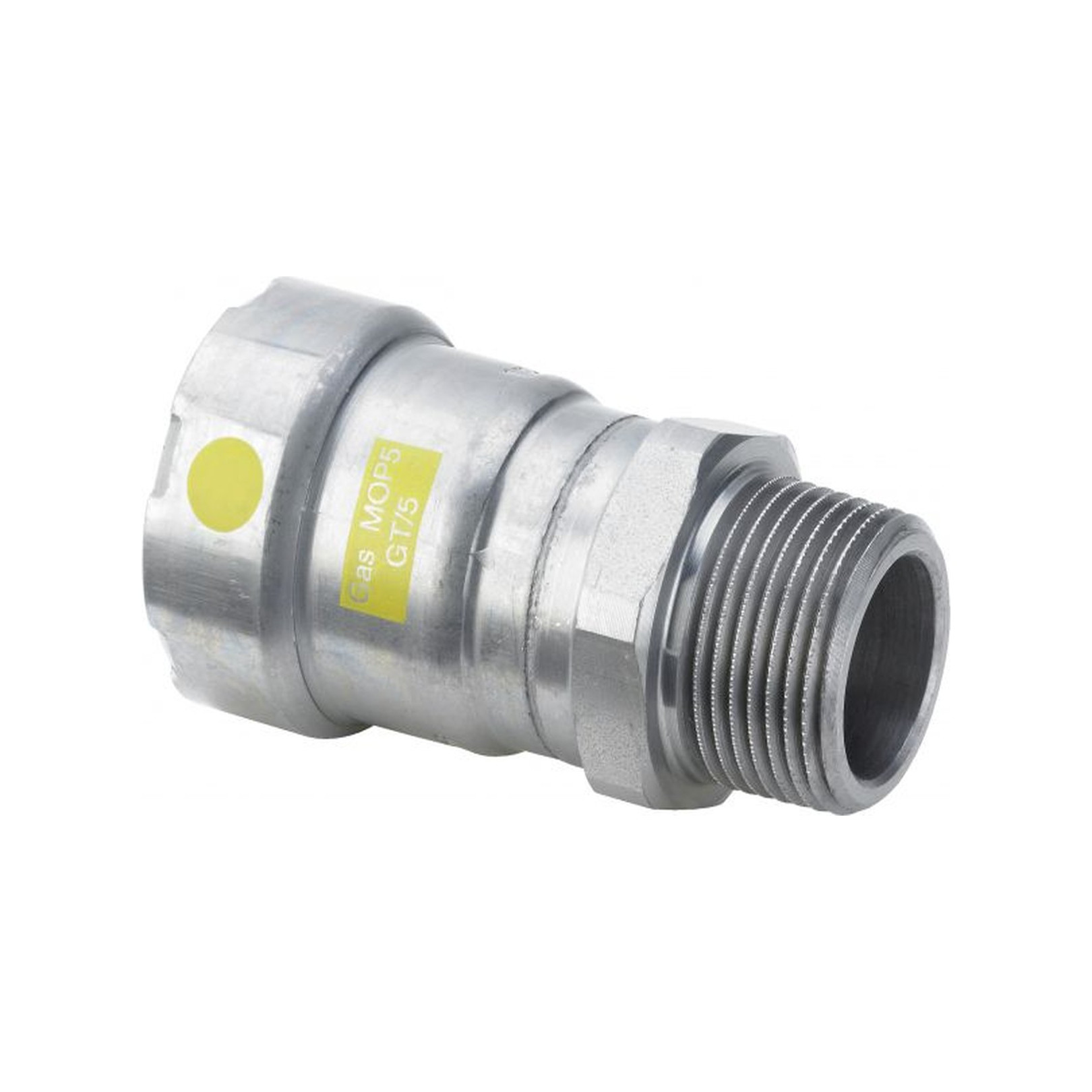 Viega Megapress G 4611 Uebergangsstueck 3-4-Zoll AG Stahl verzinkt SC-Contur 738747