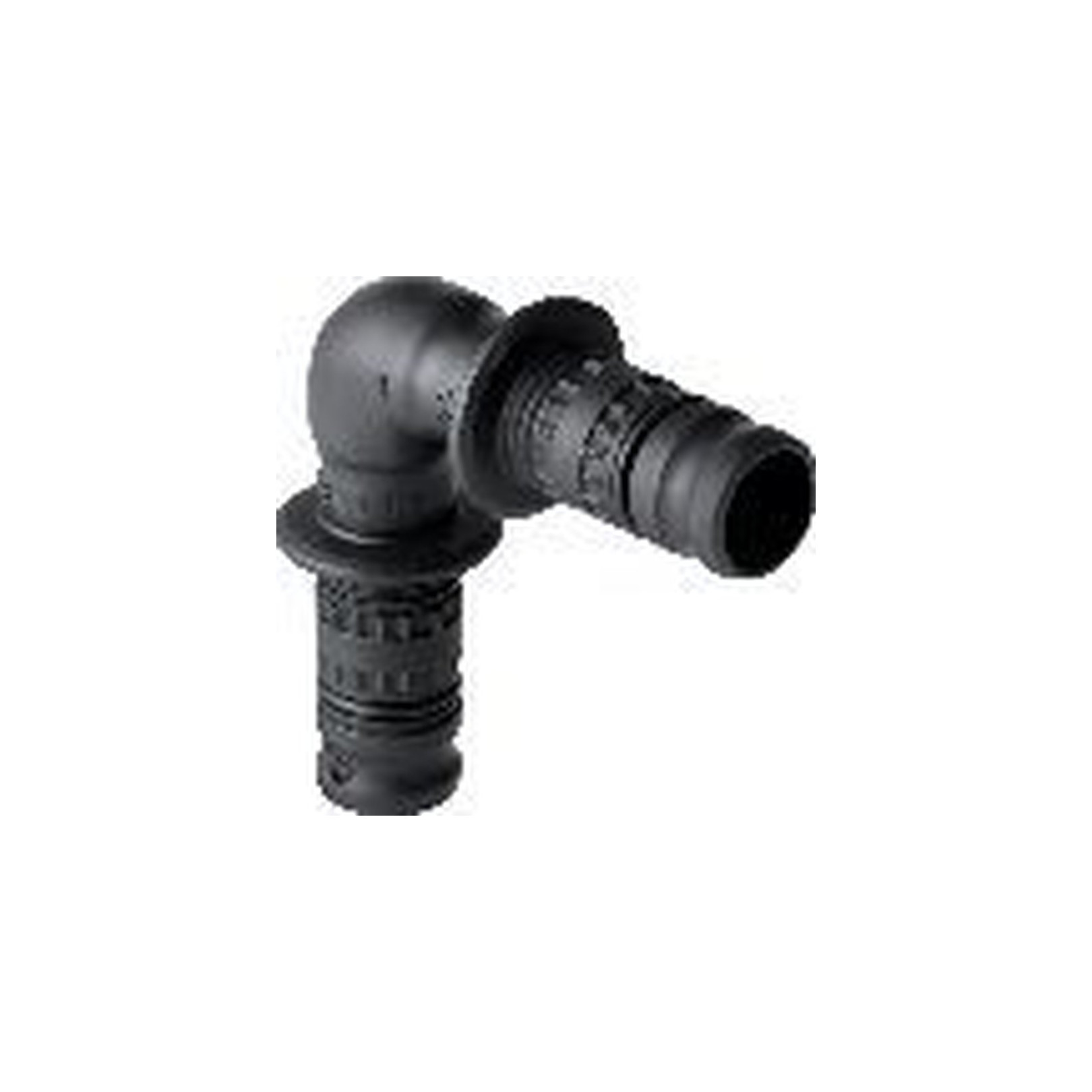 Geberit Mepla Winkel 90 Grad PVDF 16mm O-Ring EPDM Pressnippel transparent 621271005