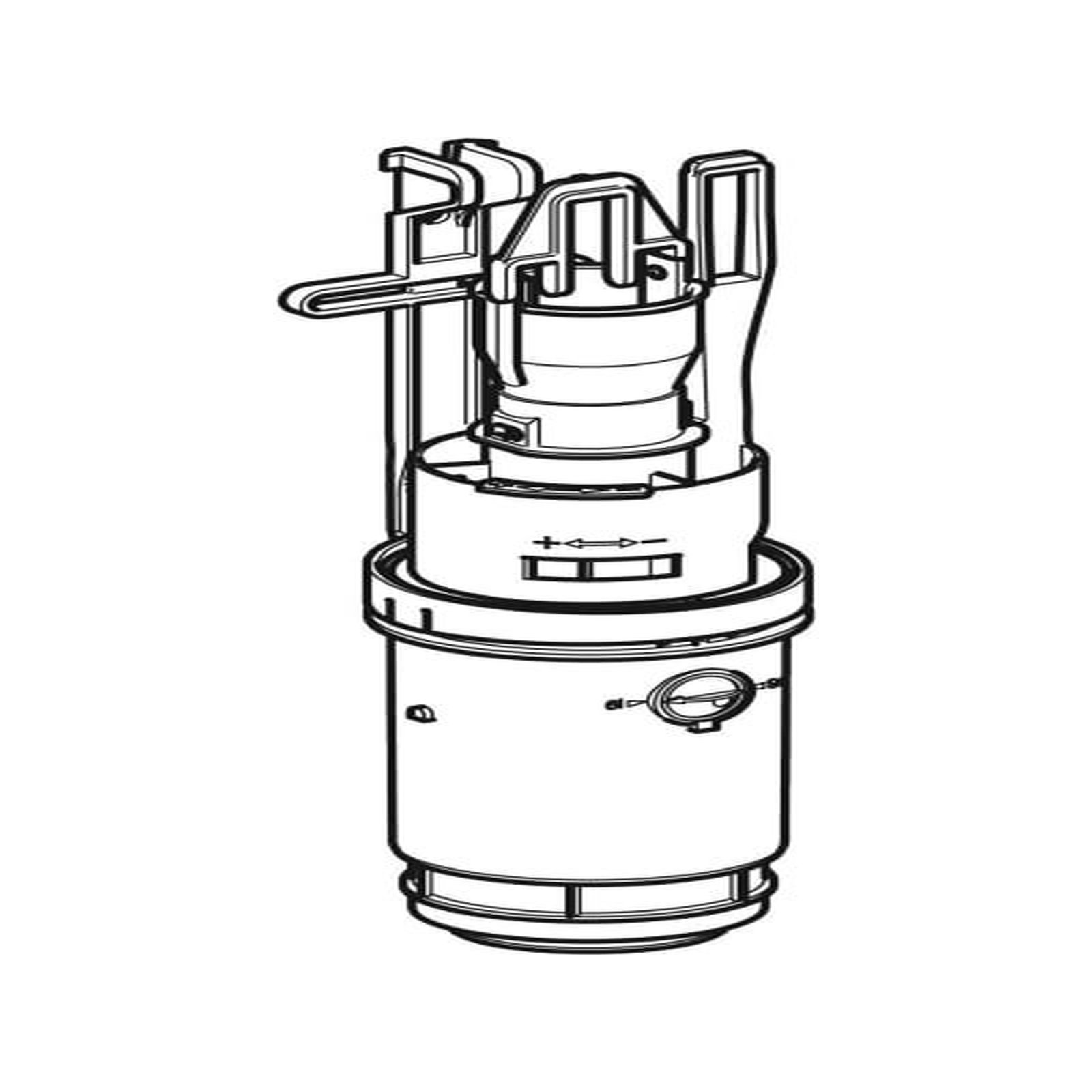 GEBERIT Spülventil Kappa UP-SPK 15cm Spülgarnitur Serviceöffnung 18x11cm 240638001