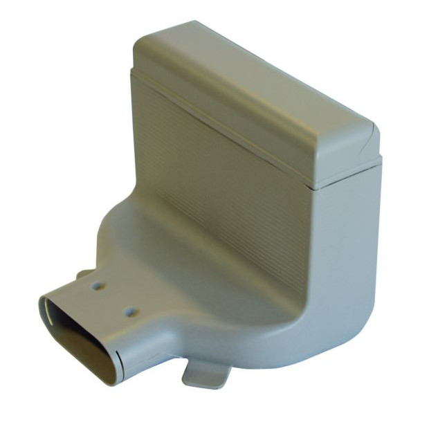 Zehnder Luftdurchlassgehäuse ComfoCase CLF 1x flat 51 seitlich L410 H210 PE 990322000