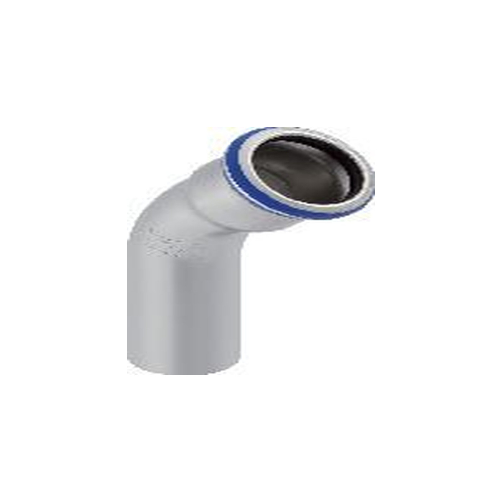 Geberit Mapress Edelstahl Bogen 45Grad d42 Einschubende CIIR Dichtring 32707