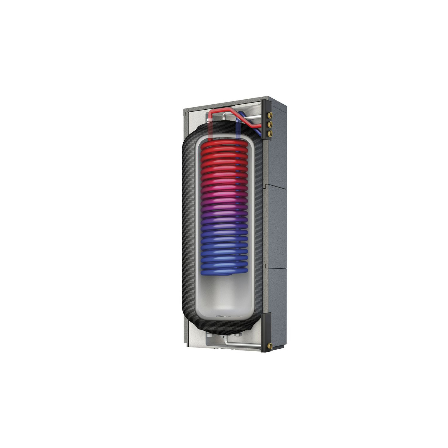 Roth Warmwasserspeicher Thermotank Quadroline TQ-TW 500 Zirkulationsrückführung Composite EPS-Dämmung 1115010243