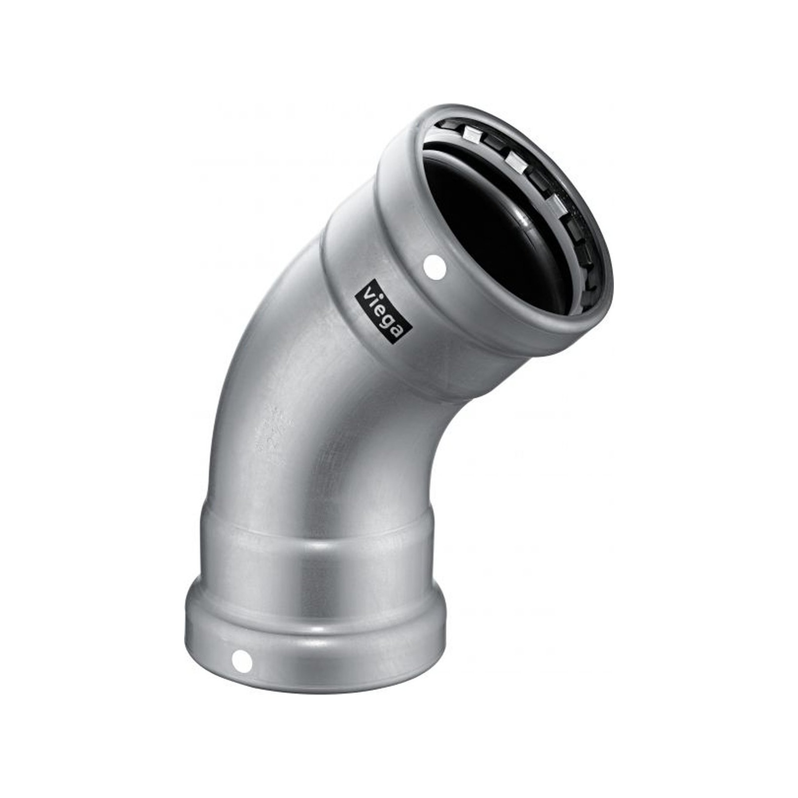 Viega Megapress 4226XL Bogen 45 Grad 21/2 Zoll Stahl Zn-Ni SC-Contur 751647