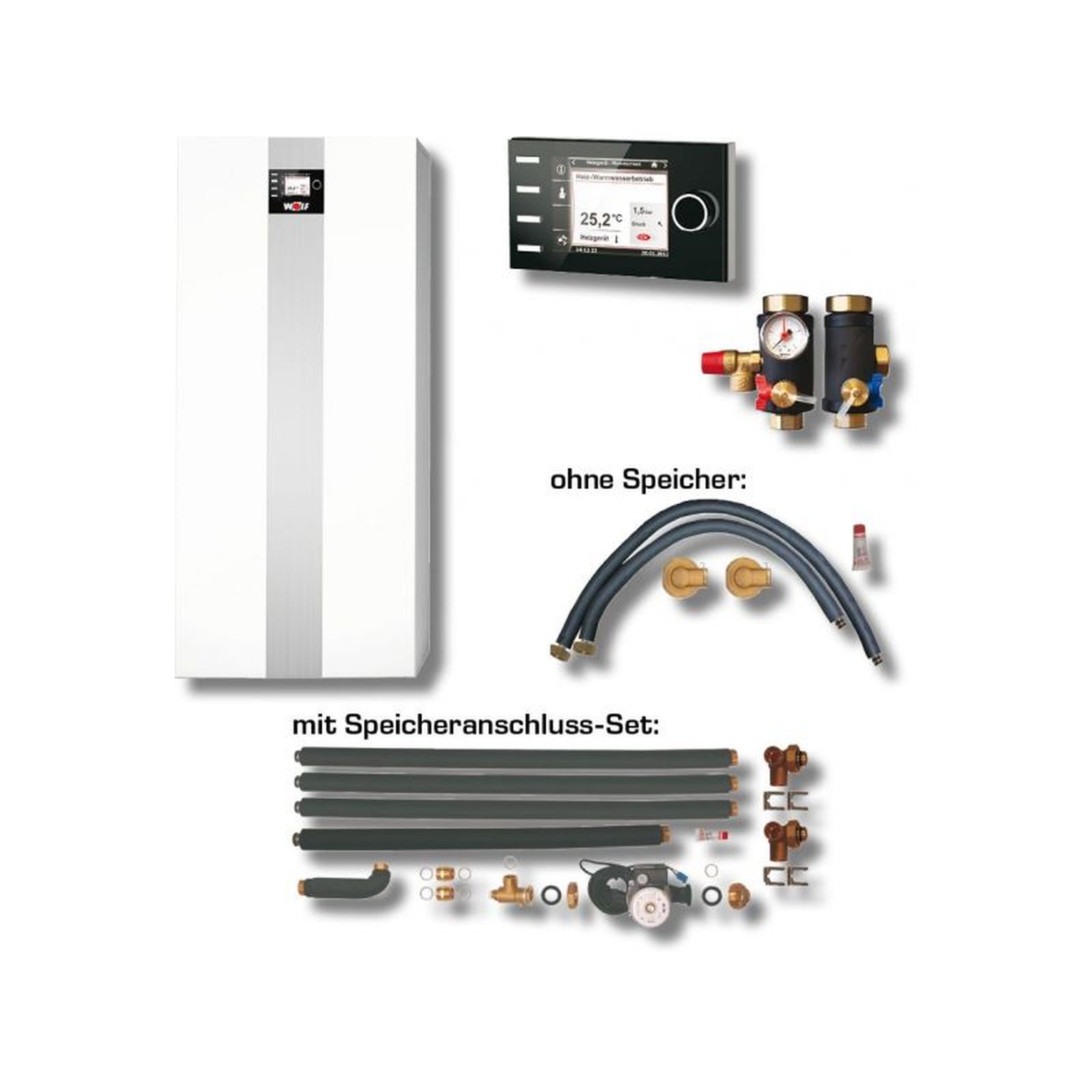 Wolf Oelbrennwertkessel COB-2-29 B30 Mischerkreis BM-2 8909300W08