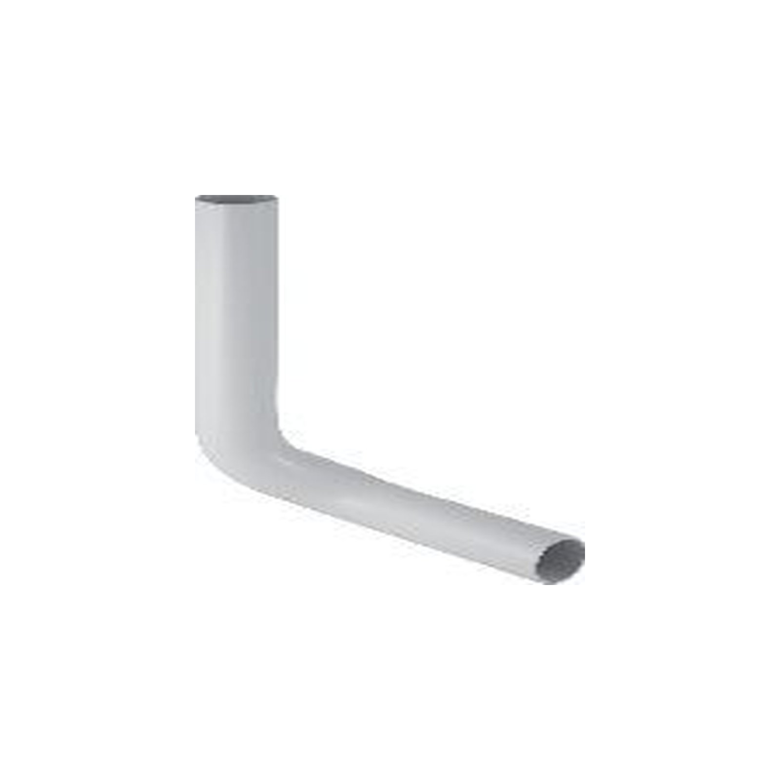 Geberit Spülbogen 90Grad 28x21cm rechts gekröpft d50 44 weiß-alpin 6cm 118112111