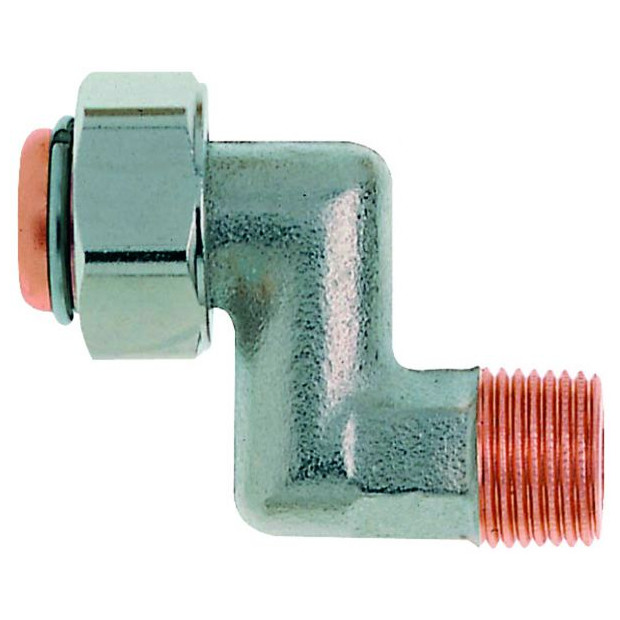 IMI Hydronic Heizungszubehör HeimHK-S Anschluss 3-8 Zoll Achsabstand 26mm Rotguss vernickelt 1353-01.362